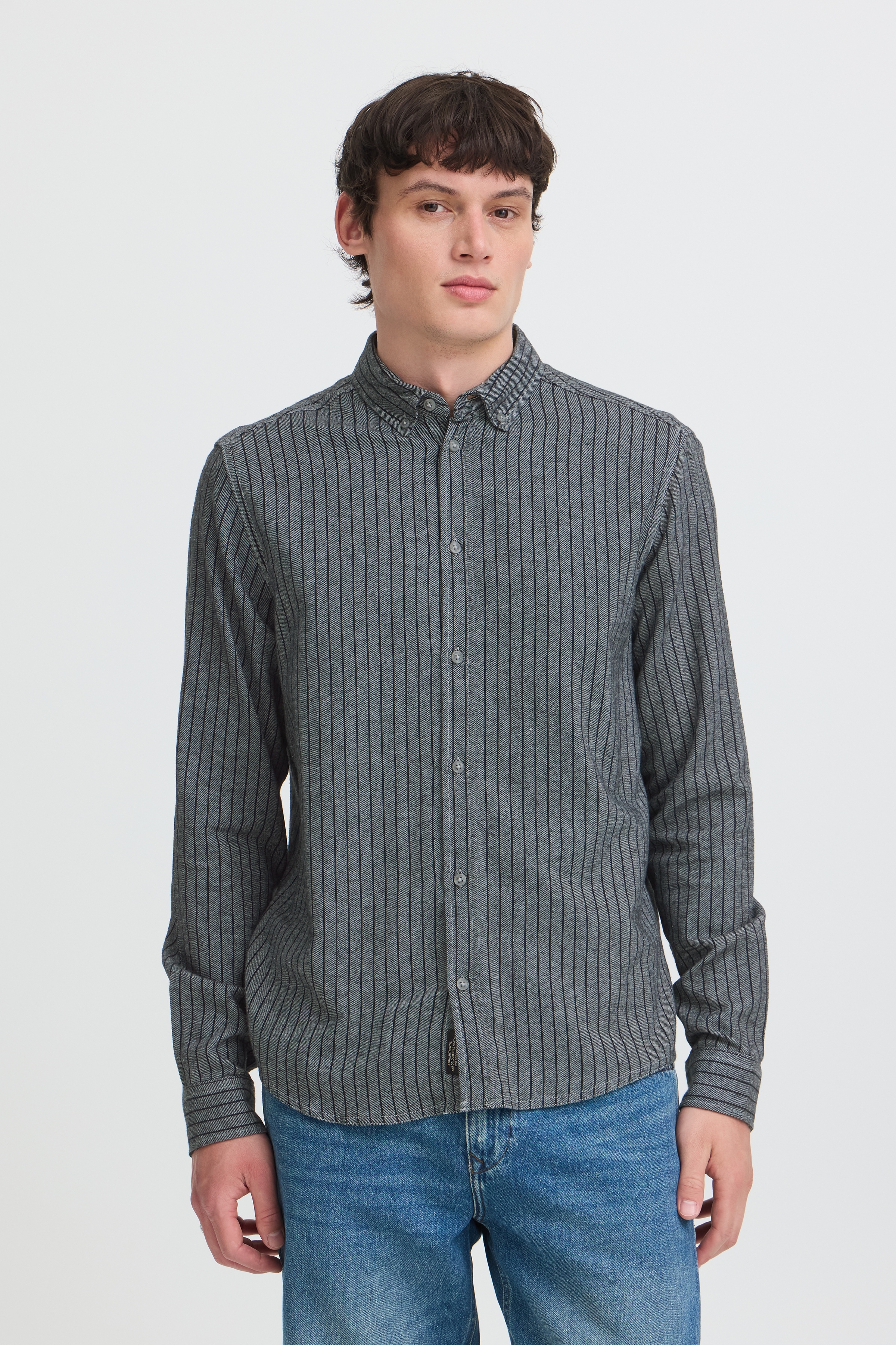 Blend Langarmhemd "BHCHARLIE SHIRT" Baumwolle, regular fit