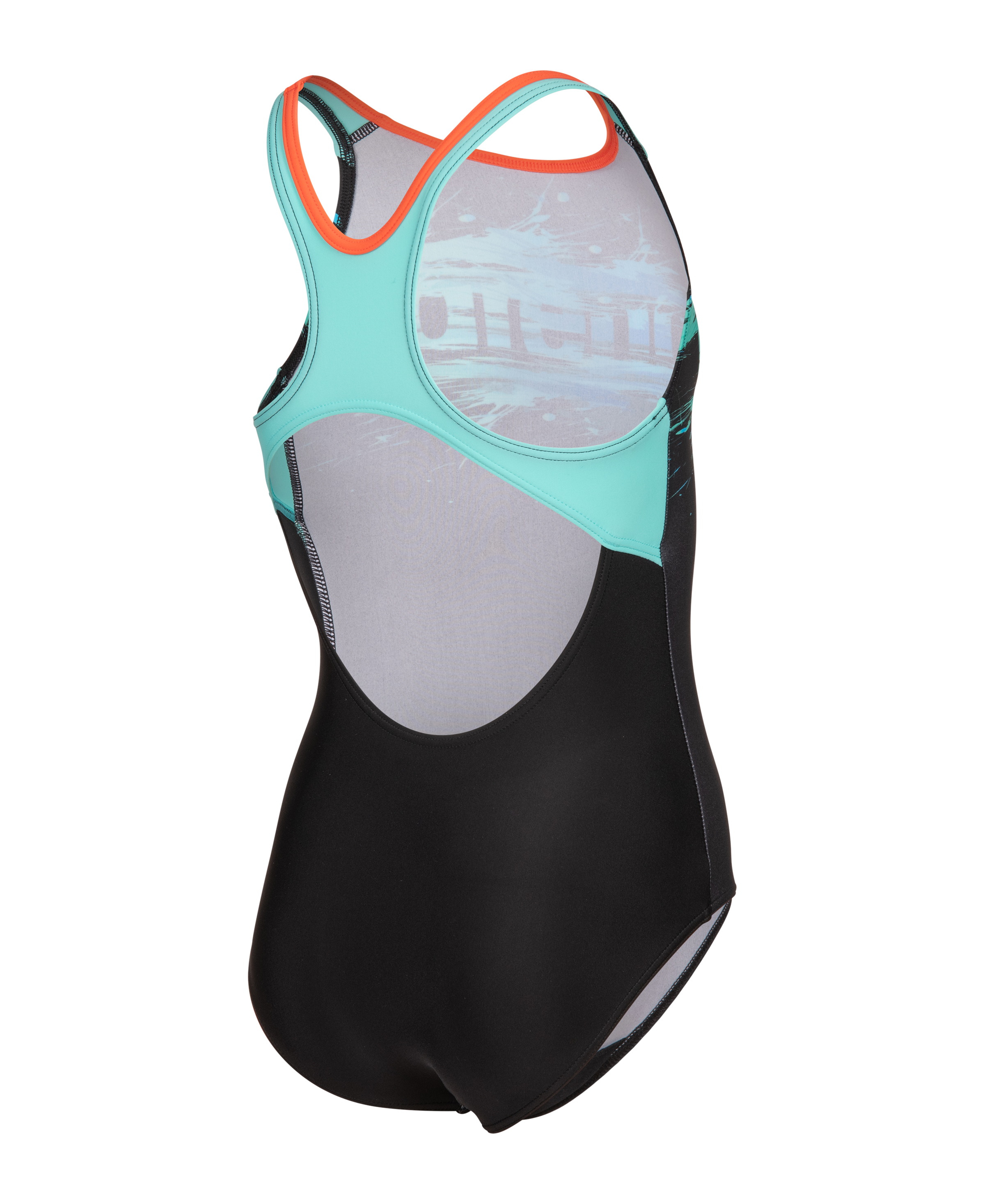 Arena Badeanzug »G ARENA PAINT SWIMSUIT SWIM PRO BACK« mit integriertem UV-Schutz UPF50+, aus Polyamid und Elasthan