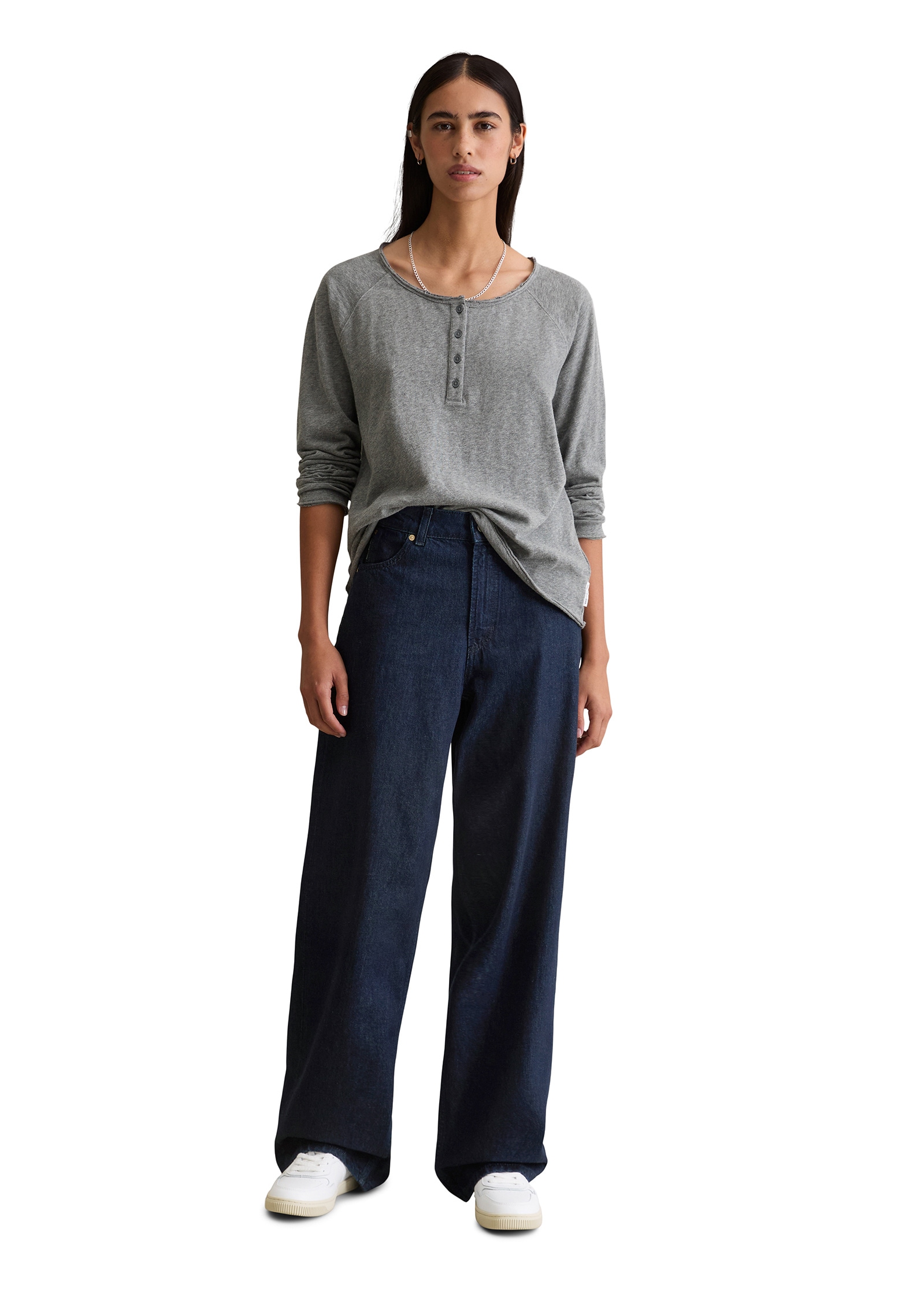 Marc O'Polo DENIM Langarmshirt »aus weichem Slub Heavy Jersey«