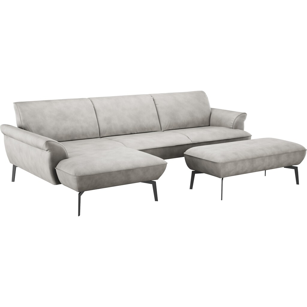 himolla Ecksofa »himolla 9900«, (mit Hocker)