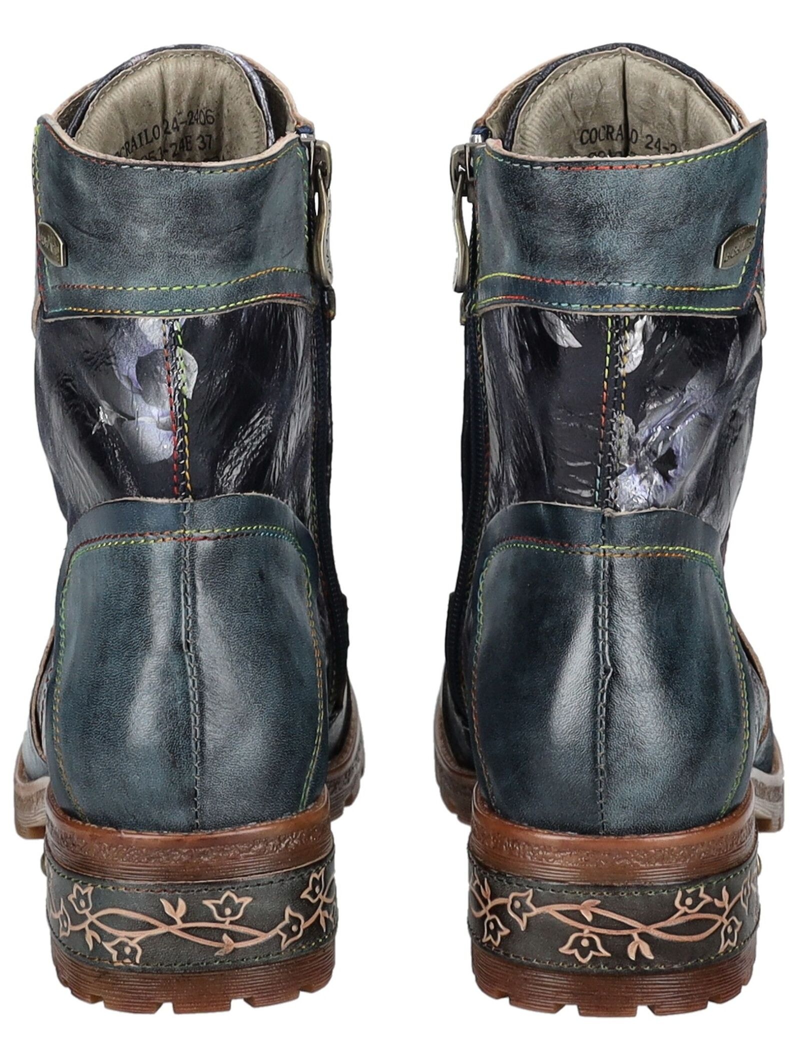 LAURA VITA Schnürstiefelette »LAURA VITA Stiefelette Leder/Textil«