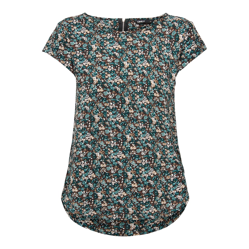 ONLY Shirtbluse »ONLVIC S/S AOP TOP NOOS PTM«, mit Print