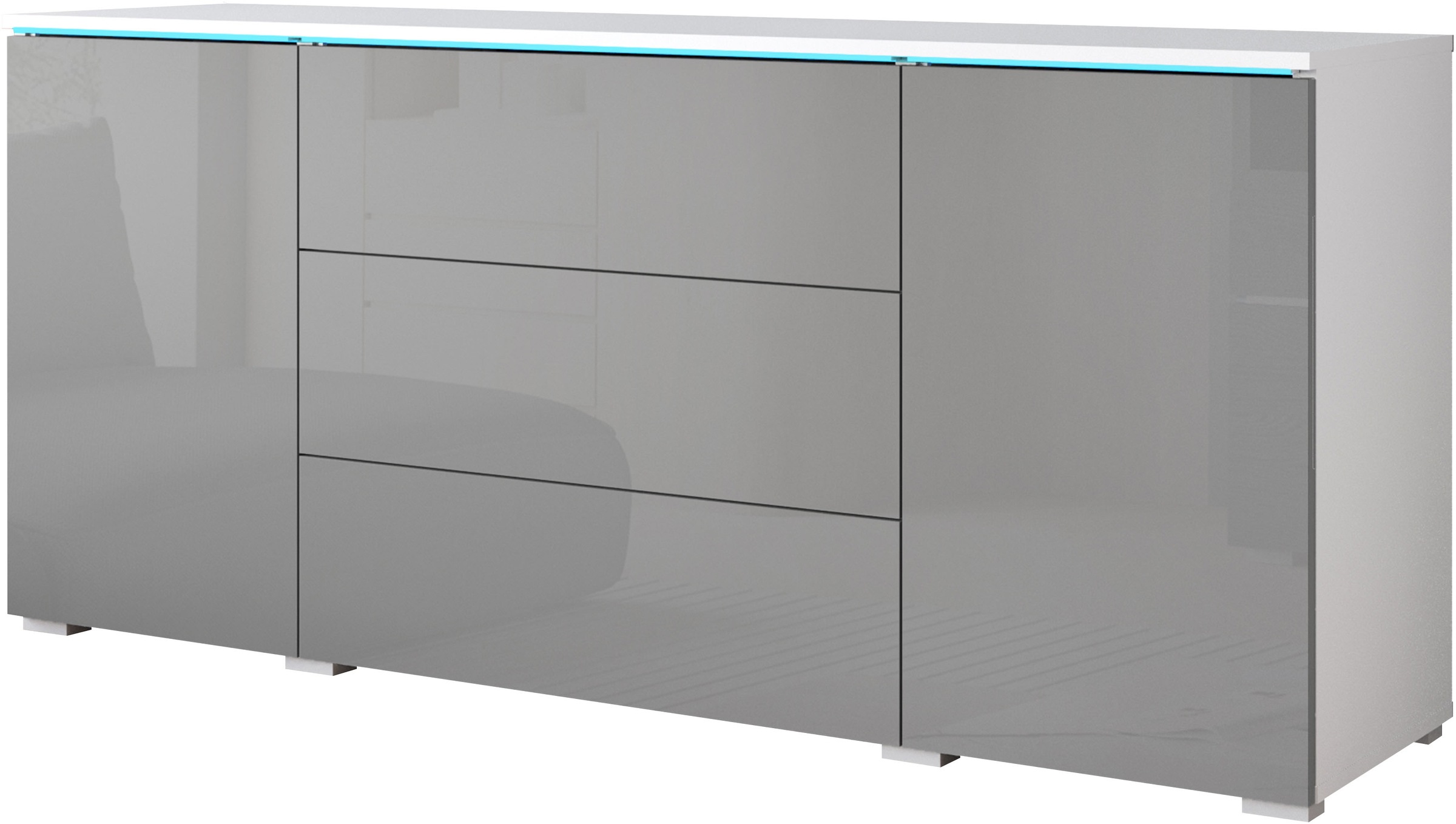 Home affaire Sideboard "VERA, grifflos" verstellbare Einlegeböden, Wahlweis günstig online kaufen