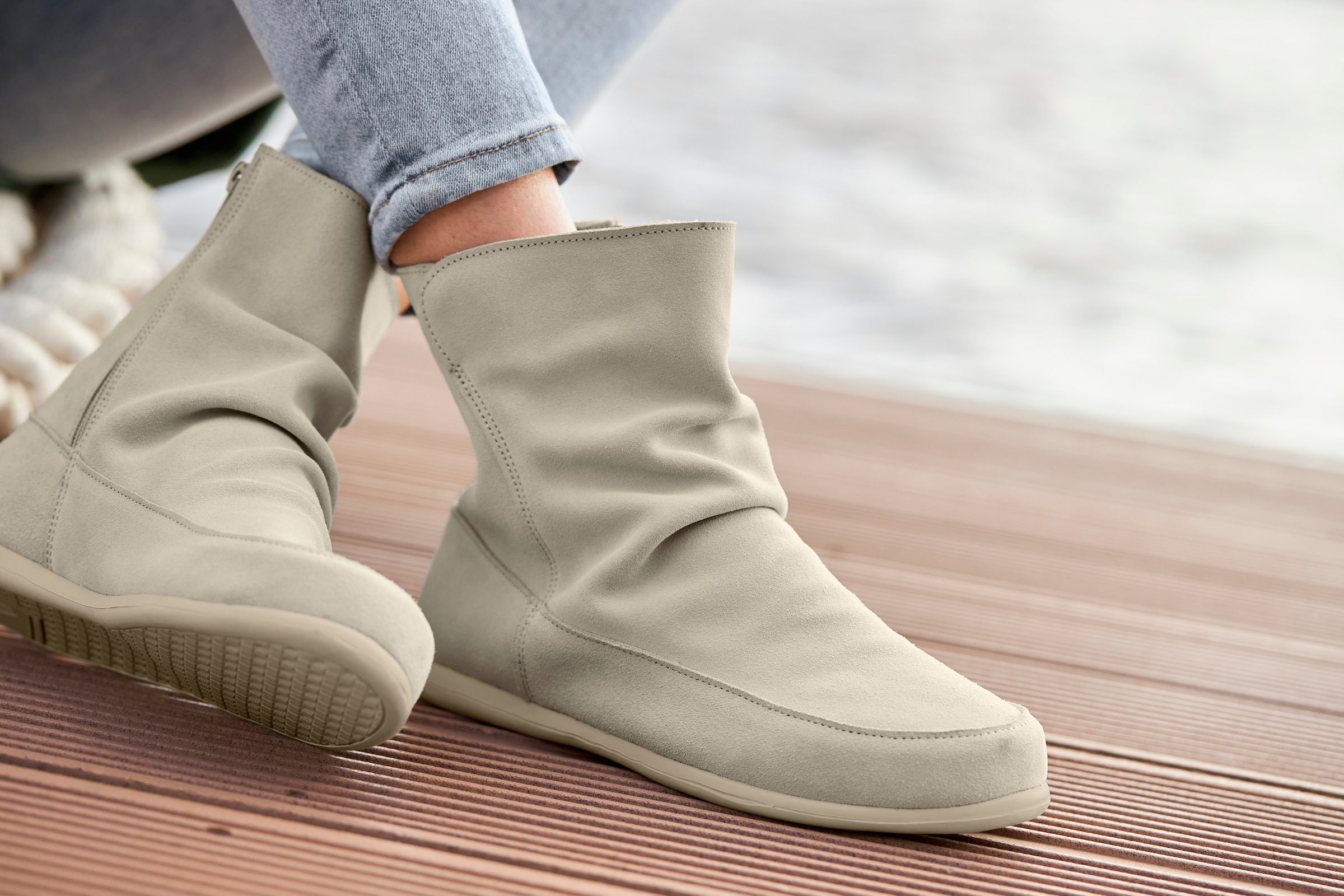 Vivance Stiefelette »Stiefel, Boots«, aus hochwertigem Leder mit Reißverschluss