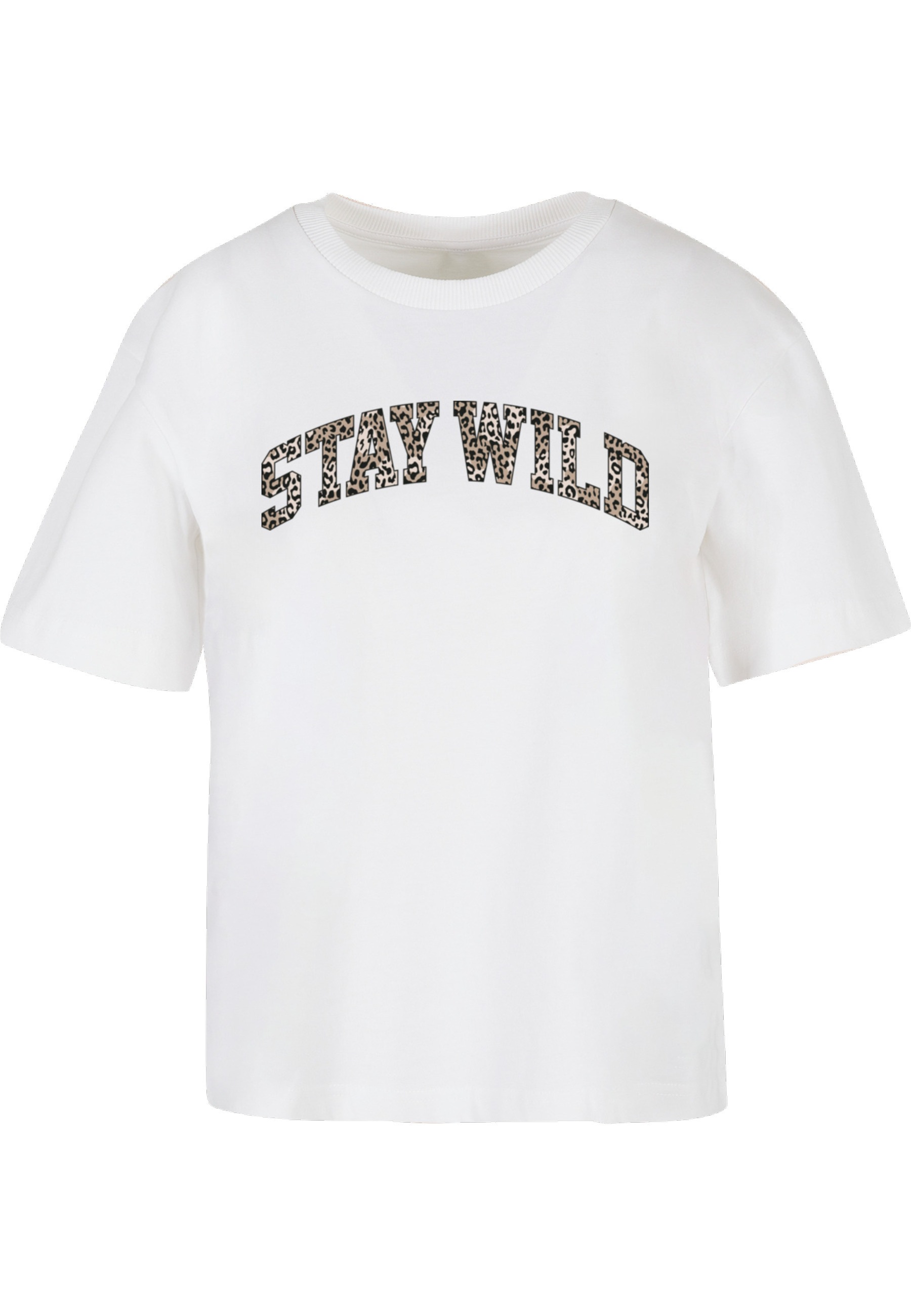 Miss Tee T-Shirt "Miss Tee Stay Wild Leo Tee" 1 Stk. günstig online kaufen
