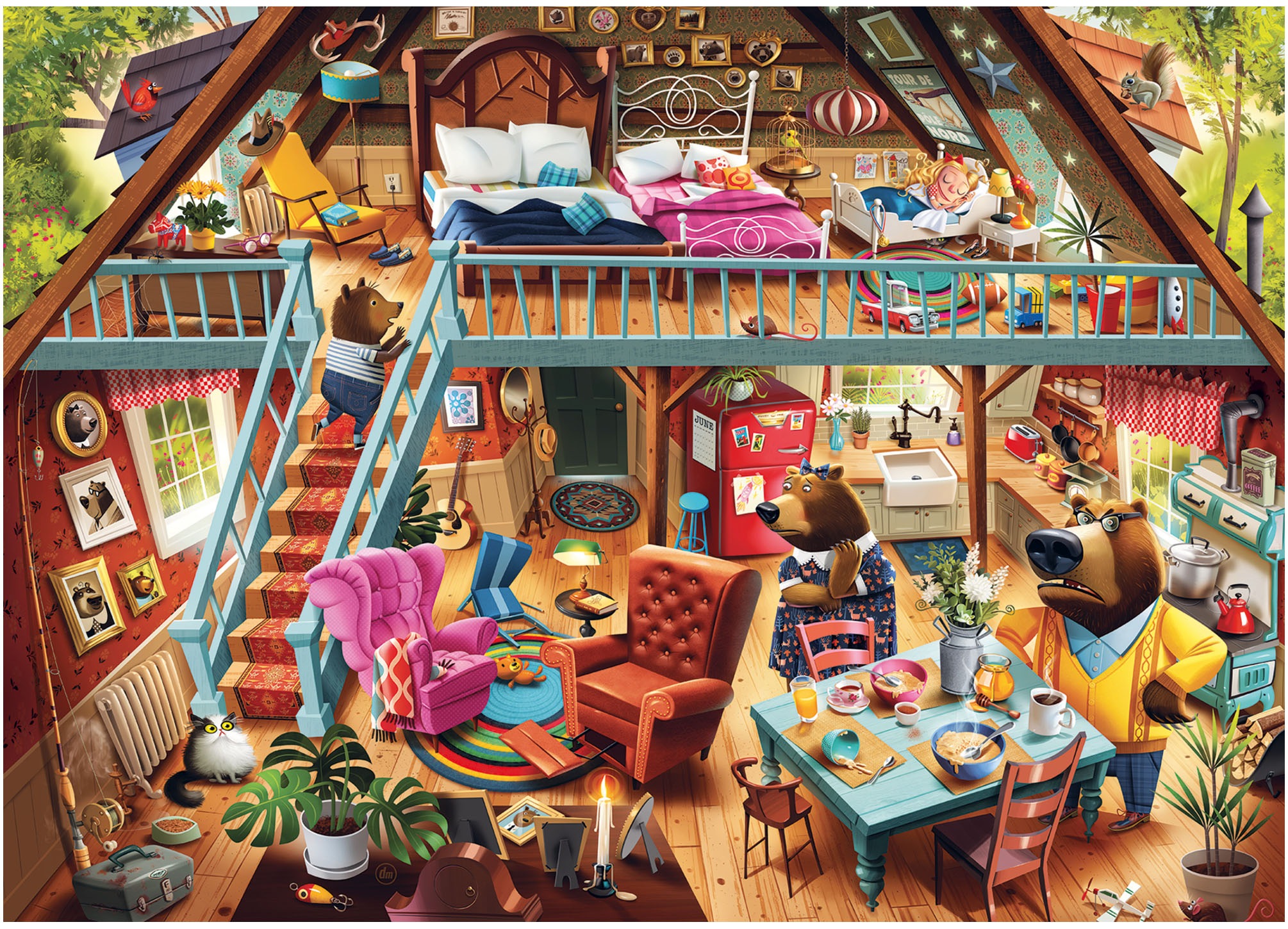 Ravensburger Puzzle »Dean Mac Adam: Das Märchen von Goldlöckchen« Made in Germany