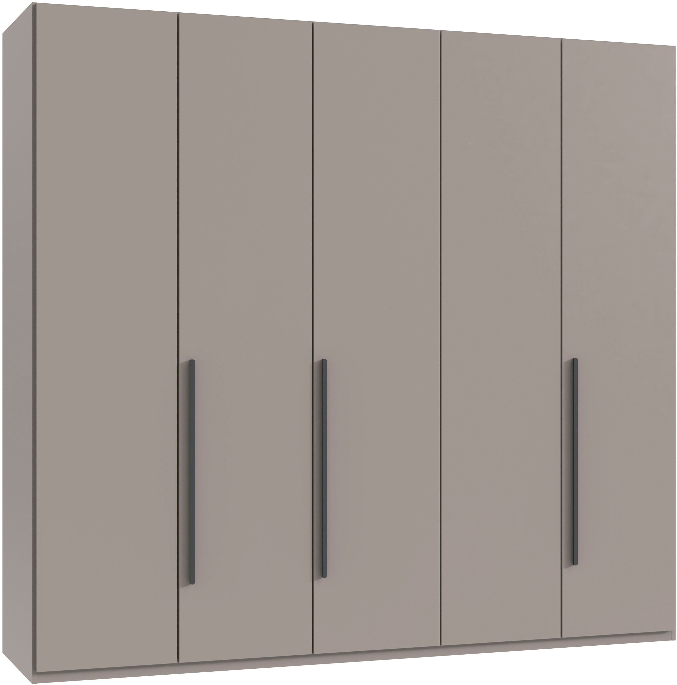 Wimex Drehtürenschrank "Kleiderschrank London, in den Breiten 180cm, 225cm oder 270cm" mit verschiedenen Griffen in goldfarben, silberfarben oder schwarz, wahlweise mit Basic- oder Premium-Ausstattung erhältlich