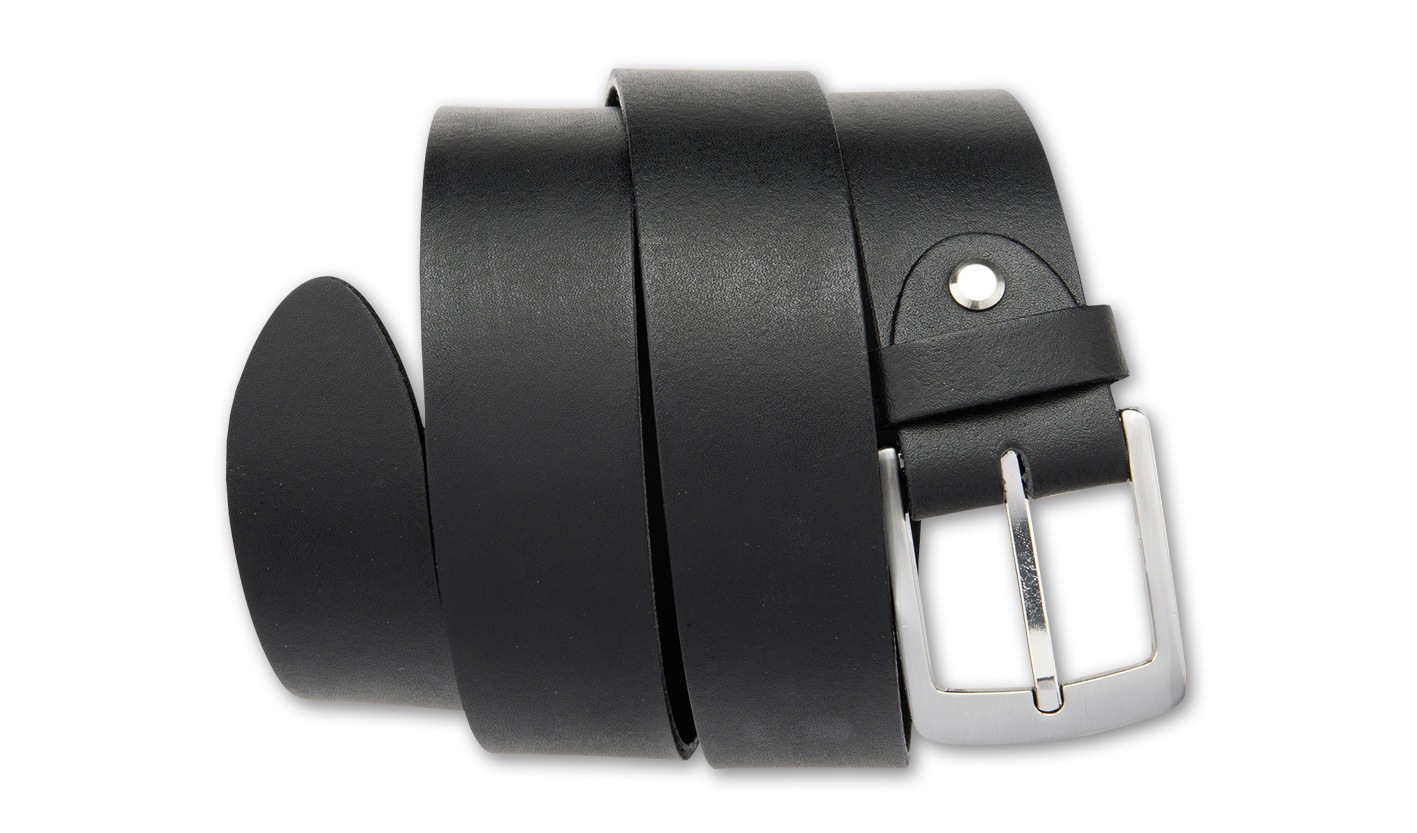 BERND GÖTZ Herren Ledergürtel "Ledergürtel in cooler Klassik und vielen Farben"schwarz, Gr. 85, Rindsleder, Gürtel