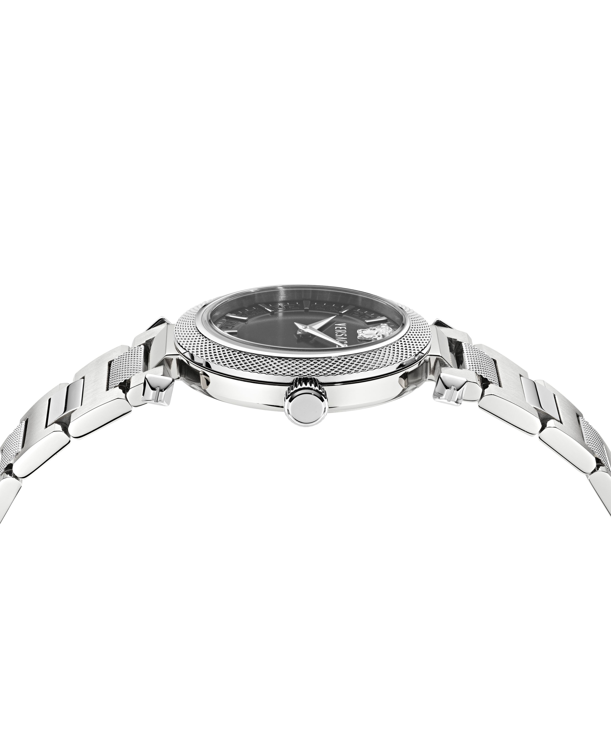 Versace Quarzuhr »V-MUSA« Armbanduhr, Damenuhr, Swiss Made, Edelstahlarmband, analog