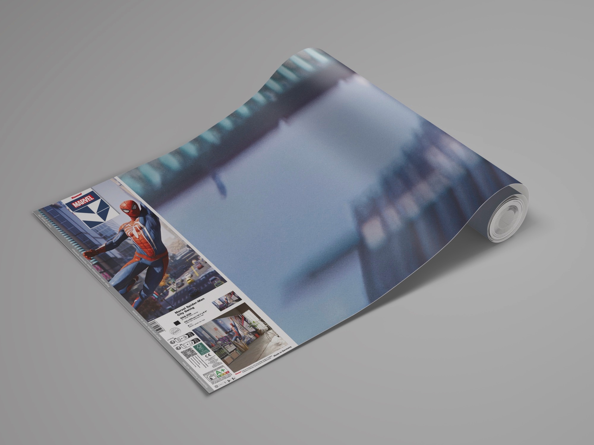 Thumbnail - Komar Kindertapete "Marvel Spider-Man City Swing" bedruckt glatt