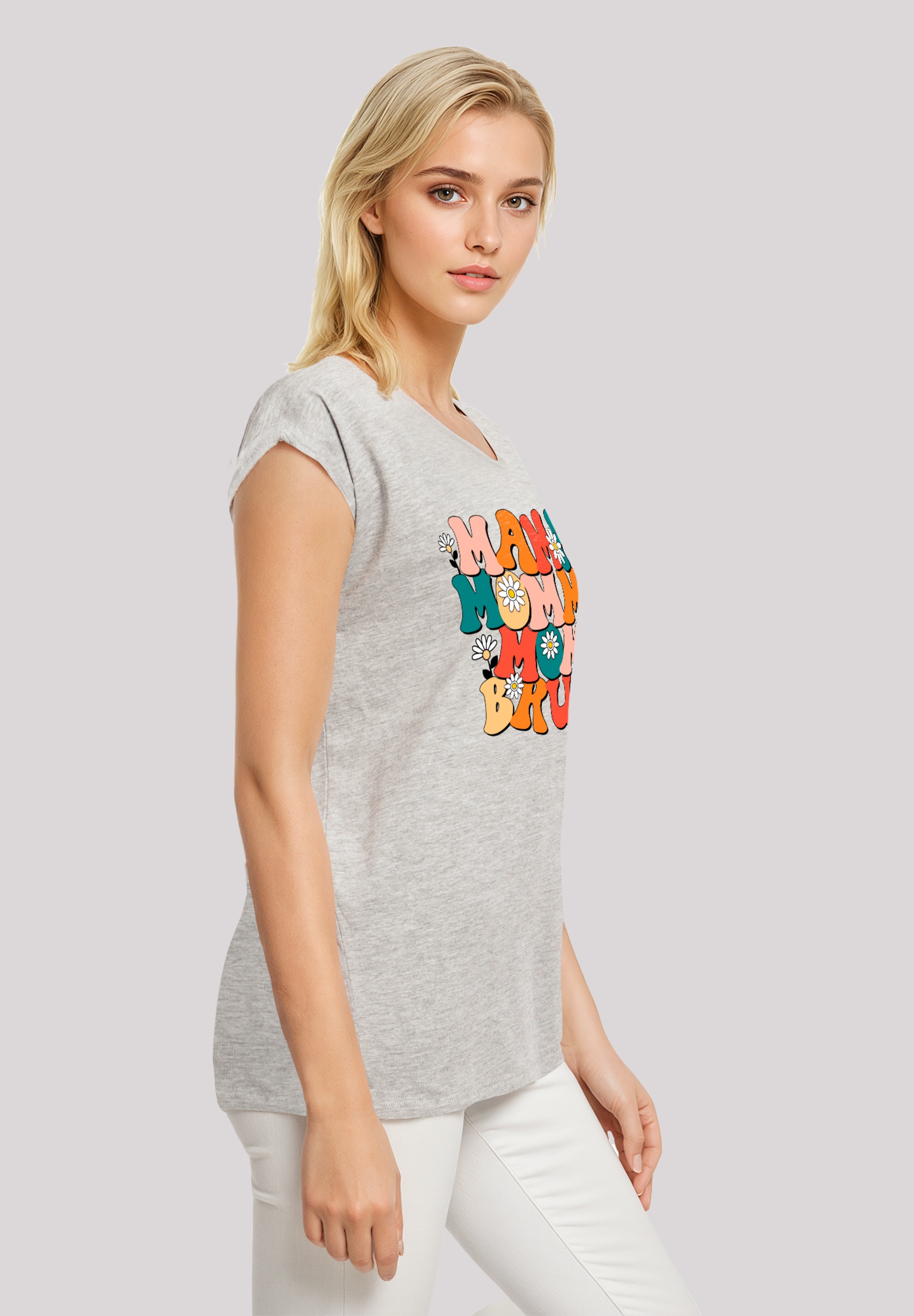 F4NT4STIC T-Shirt »Mothers Day Floral Accent Mom« Premium Qualität