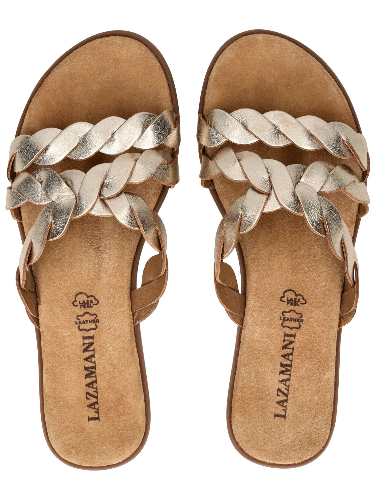 Lazamani Pantolette »Lazamani Pantoletten Leder/Textil«