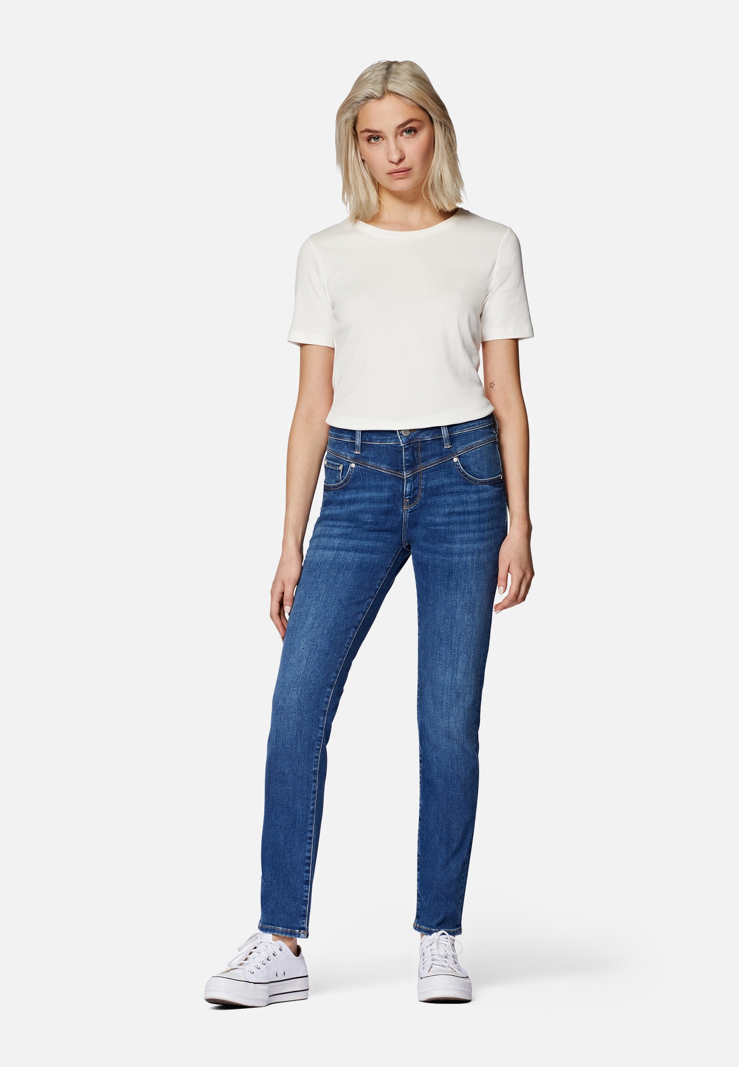 Mavi Skinny-fit-Jeans "// Label-Detail Modell "Sophie"", Schmale Jeans