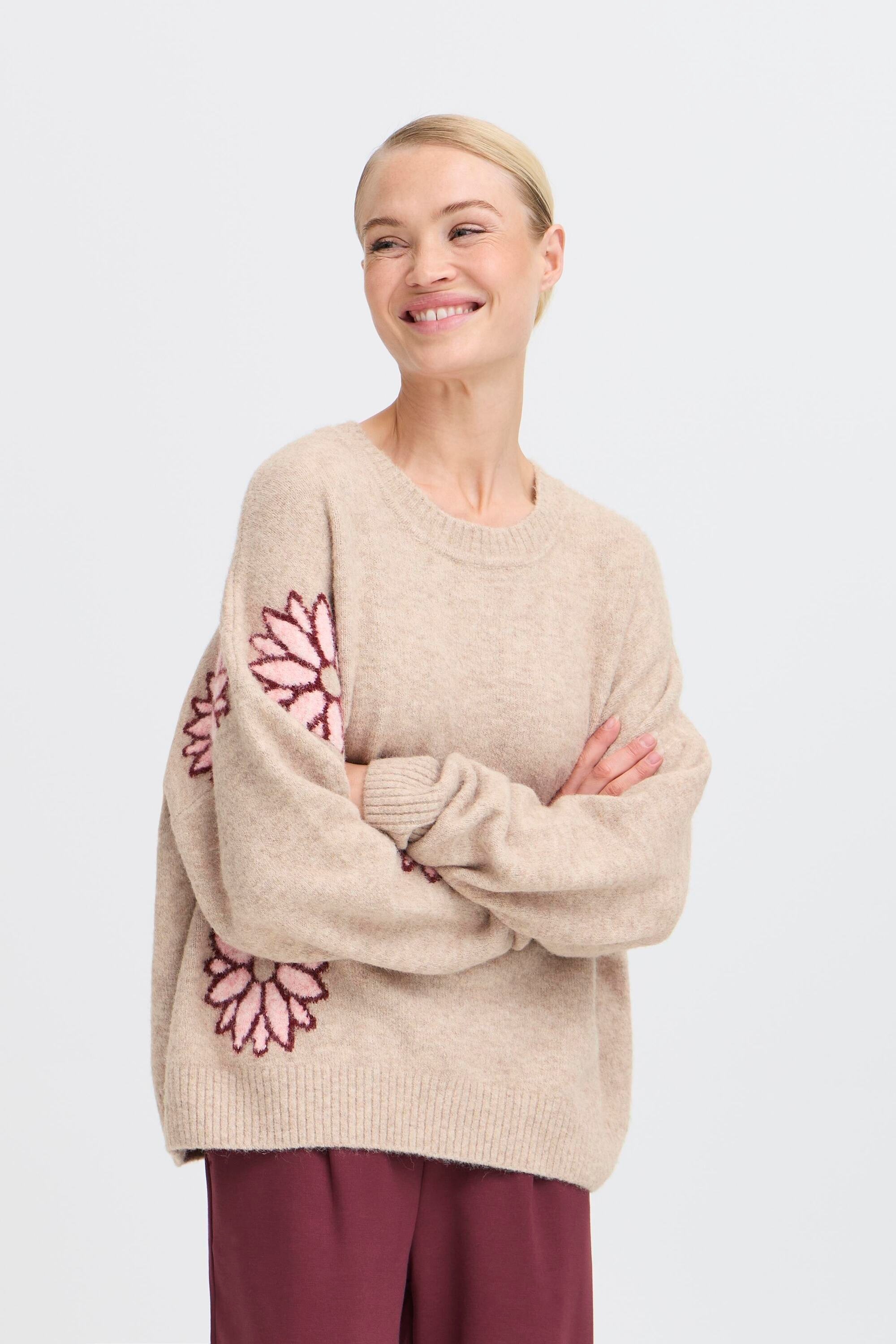 b.young Strickpullover »Damen Strickpullover BYOMEA«