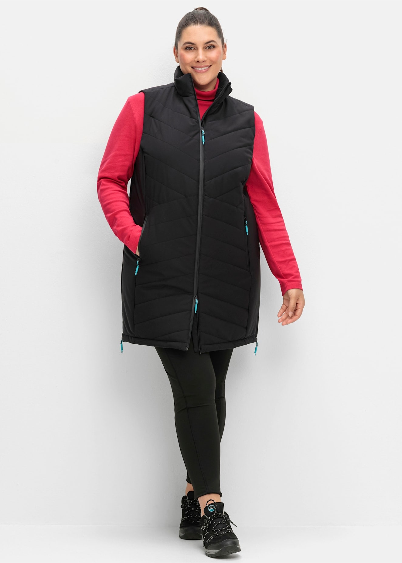 Sheego Langjacke, ohne Kapuze günstig online kaufen