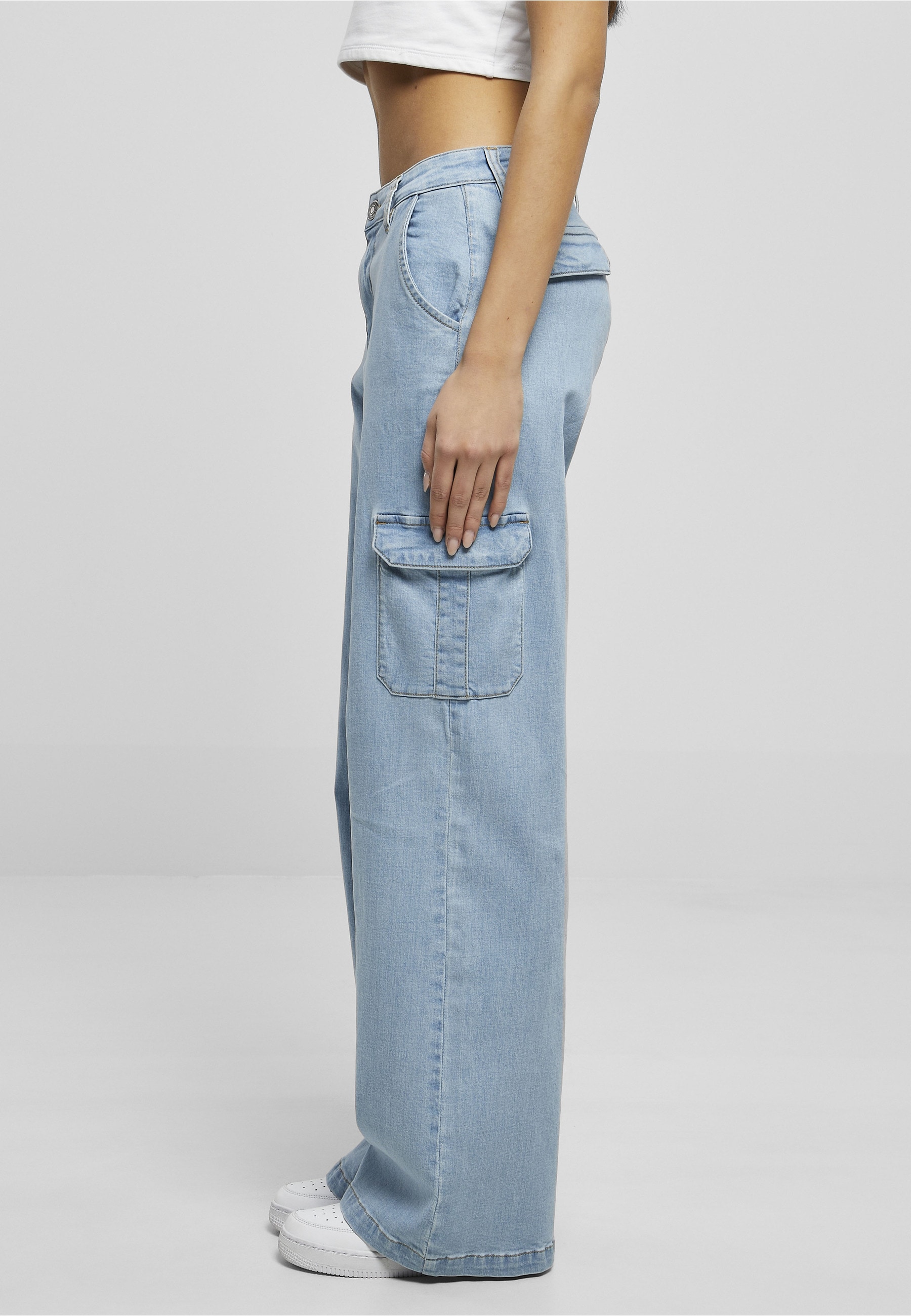 URBAN CLASSICS Stoffhose »Urban Classics Damen«