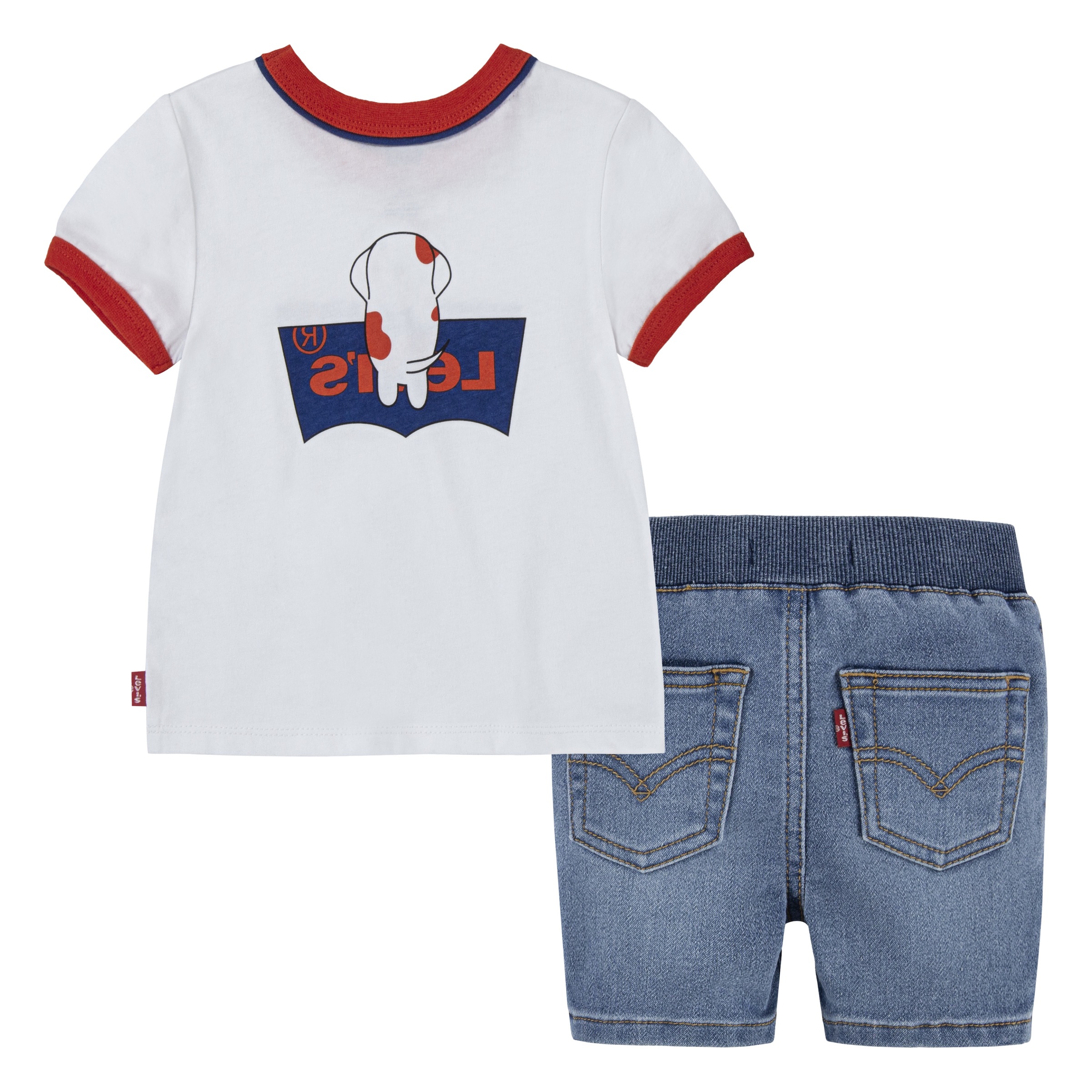 Levi's® Kids Print-Shirt, (Set, 2 tlg.), und Jeansshorts, for BOYS
