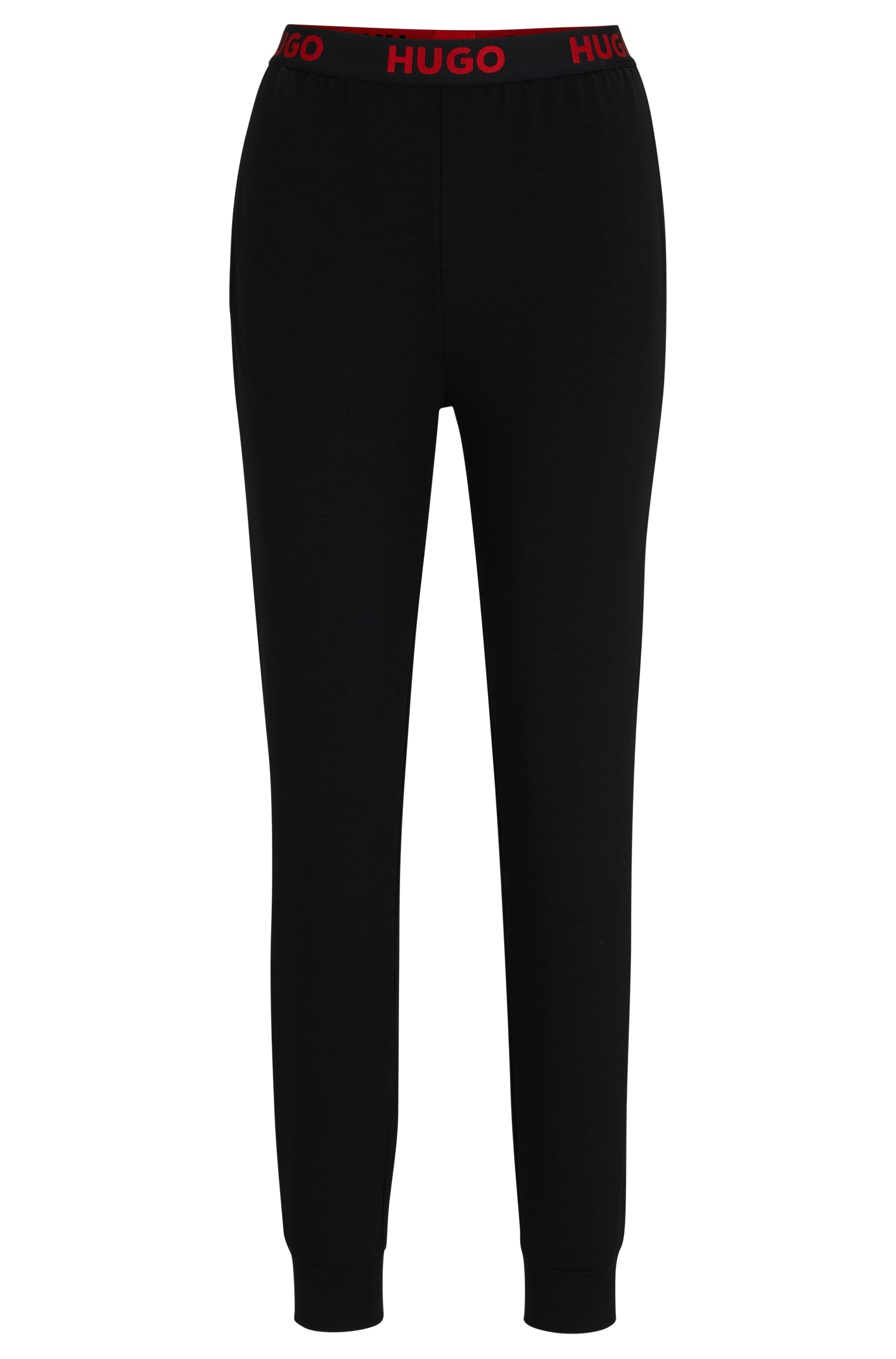 HUGO Jerseyhose »SPORTY LOGO_PANTS 10249156 01«, mit BOSs Logo-Elastikbund  online kaufen | BAUR