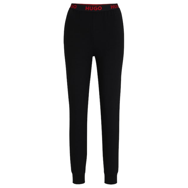 Black Friday HUGO Jerseyhose »SPORTY LOGO_PANTS«, mit Hugo Logo-Elastikbund  | BAUR