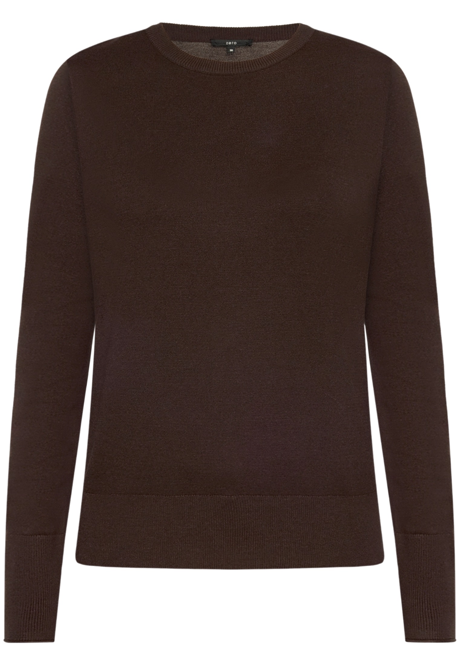 Zero Strickpullover »Damen mit Stehkragen« 1 Material