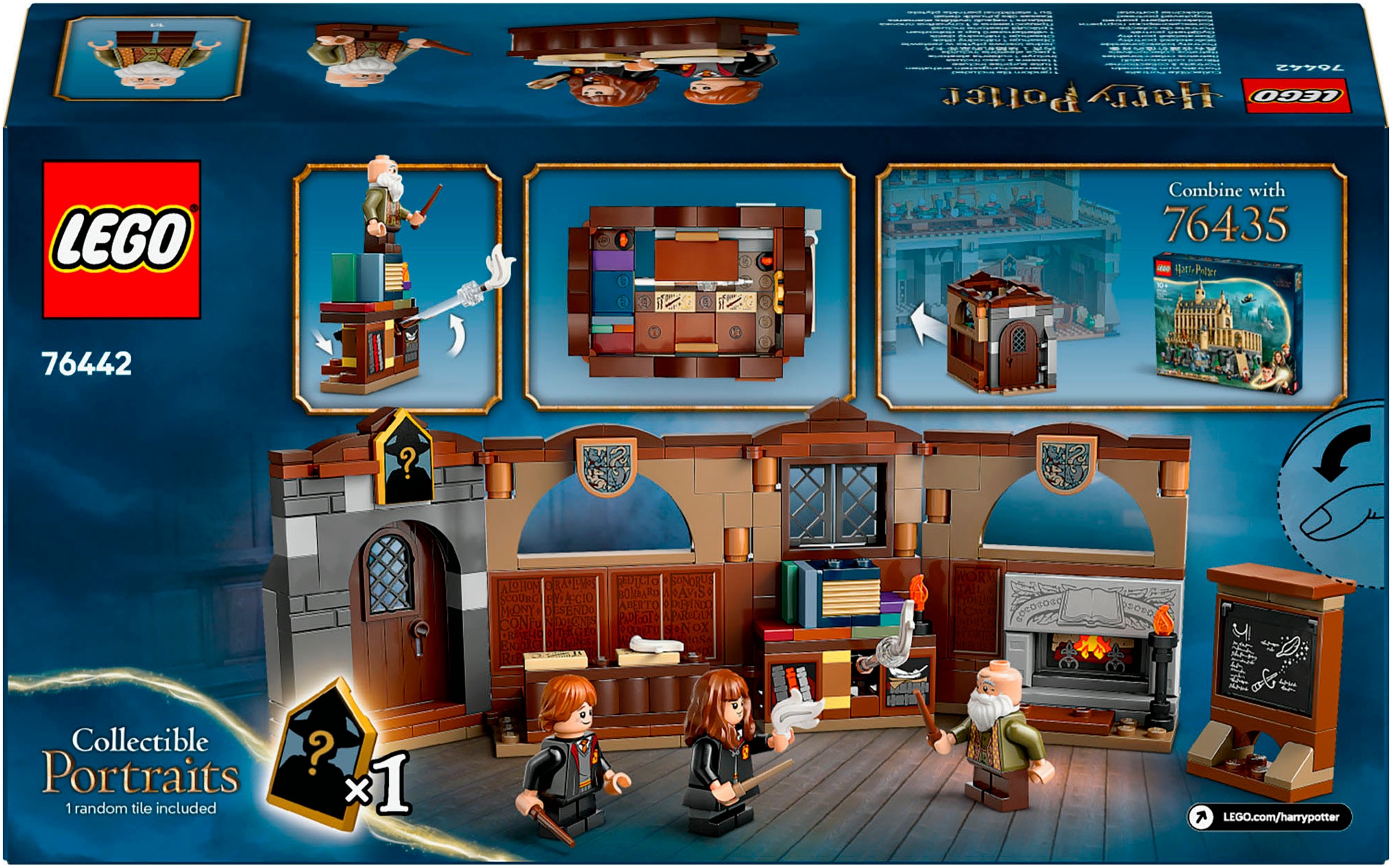 LEGO® Konstruktionsspielsteine »Schloss Hogwarts™: Zauberkunstunterricht (76442), LEGO Harry Potter™«, (204 St.), Made in Europe