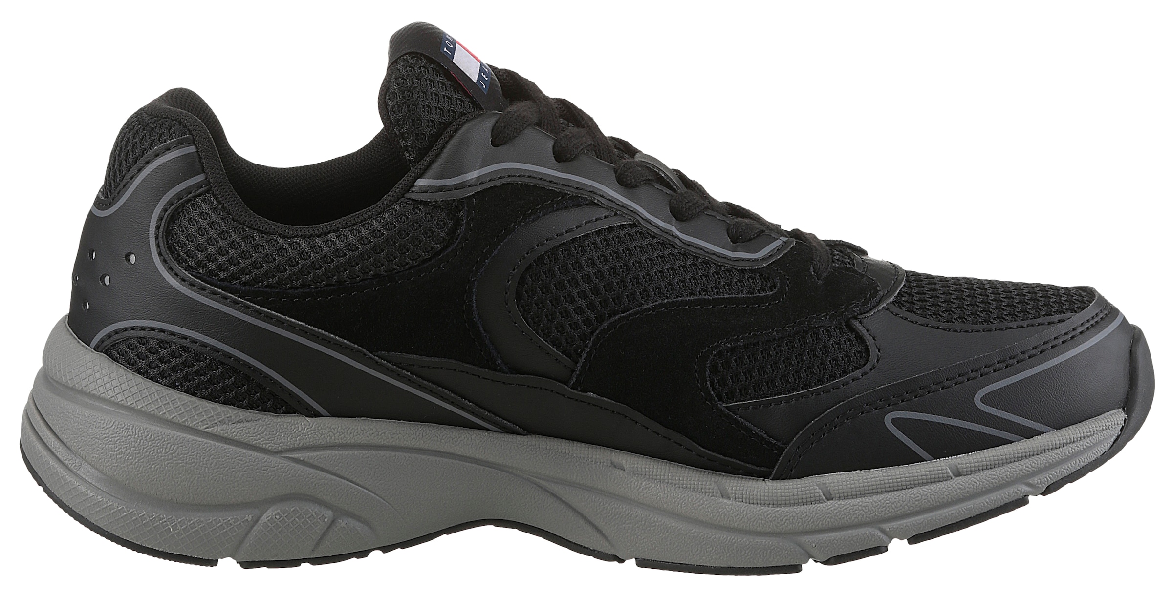 Tommy Jeans Sneaker »THE CONEY«, Freizeitschuh, Halbschuh, Schnürschuh mit seitlichem Label