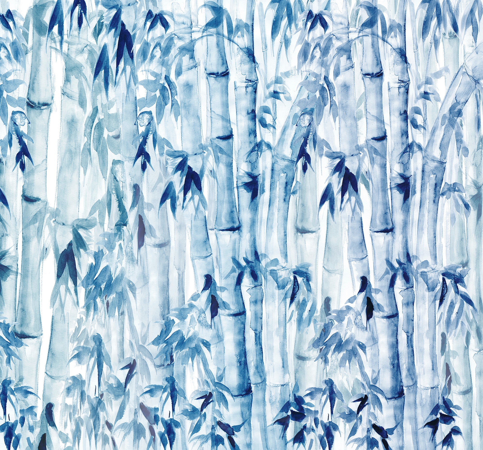Komar Vliestapete "Bamboos", 300x280 cm (Breite x Höhe), Vliestapete, 100 cm Bahnbreite