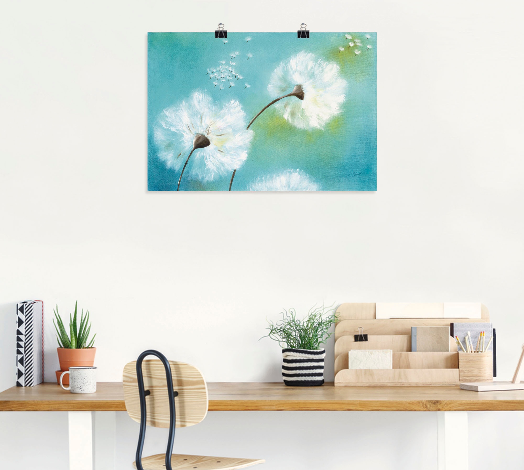 Artland Wandbild »Pusteblumen«, Blumen, (1 St.), als Alubild, Outdoorbild, Leinwandbild, Poster, Wandaufkleber