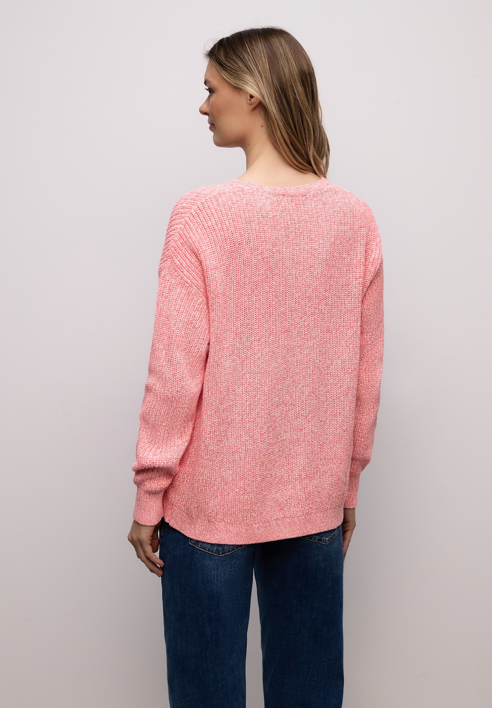 STREET ONE V-Ausschnitt-Pullover mit V-Ausschnitt günstig online kaufen