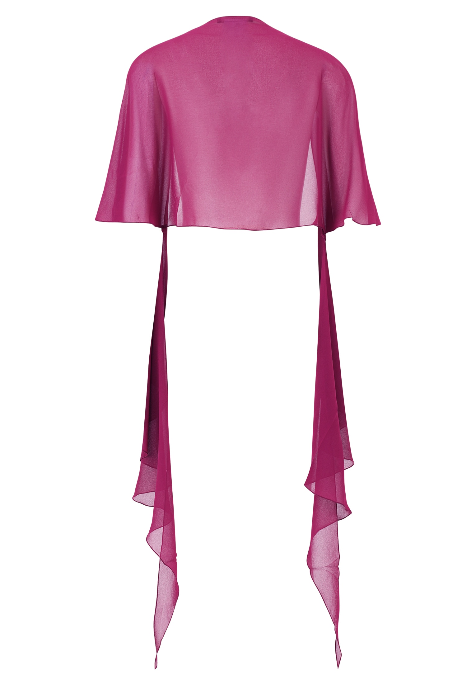 Vera Mont Multifunktionstuch »Vera Mont Damen Chiffonstola mit Volant«, Nahtführung