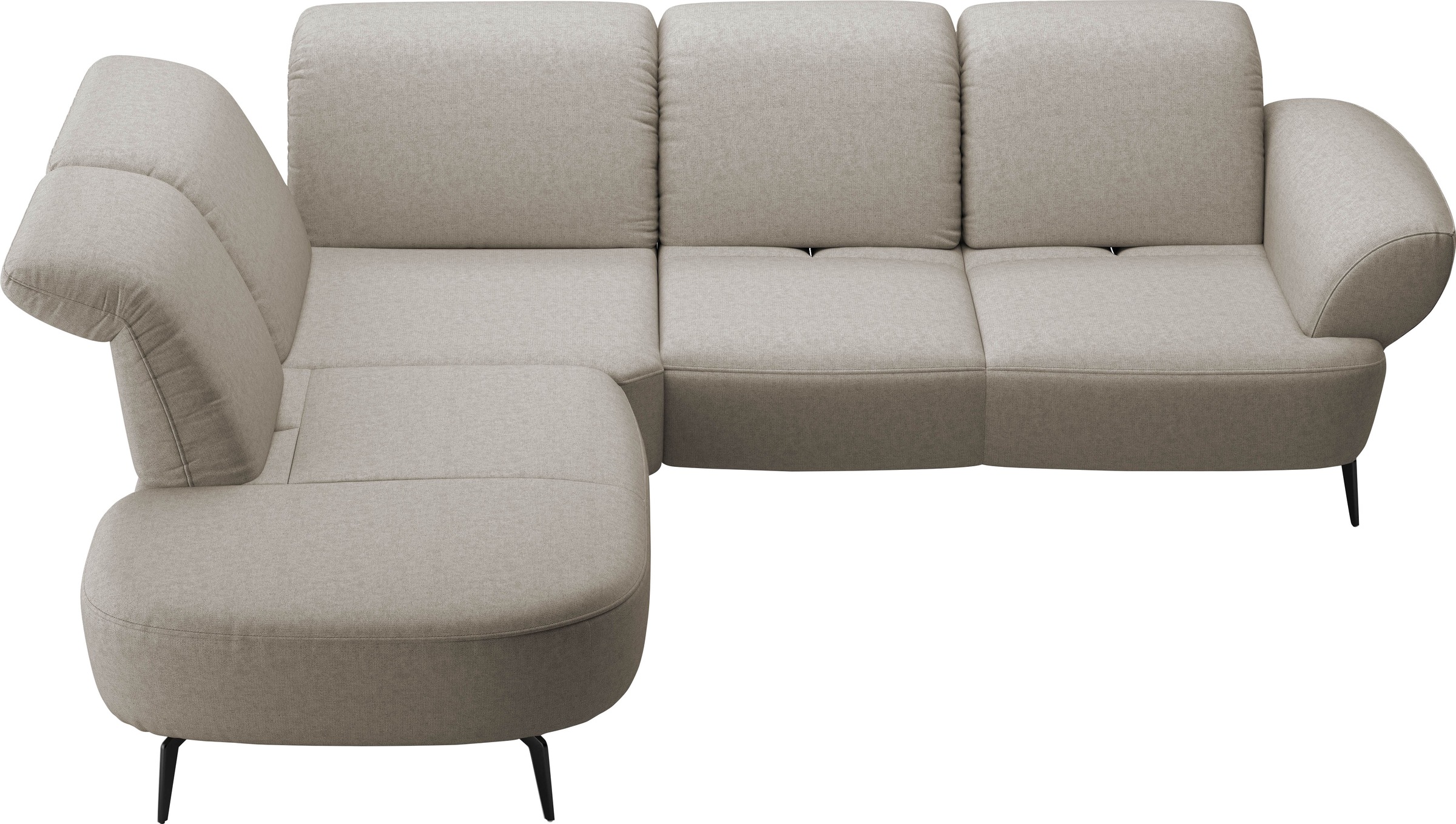 sit&more Ecksofa »Dance«, inkl.System Click&Seat und Sitztiefenverstellung