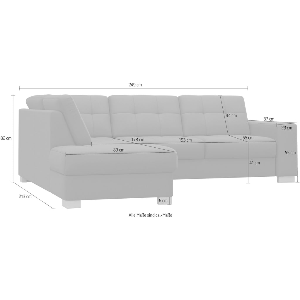 sit&more Ecksofa »Quincy«