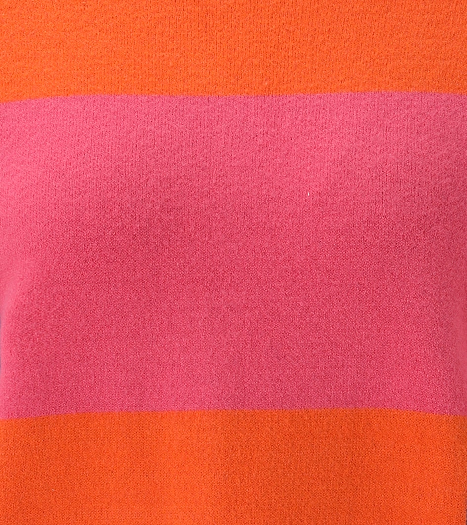 Aniston SELECTED Strickpullover in trendstarker Color-Blocking-Optik allover - NEUE KOLLEKTION
