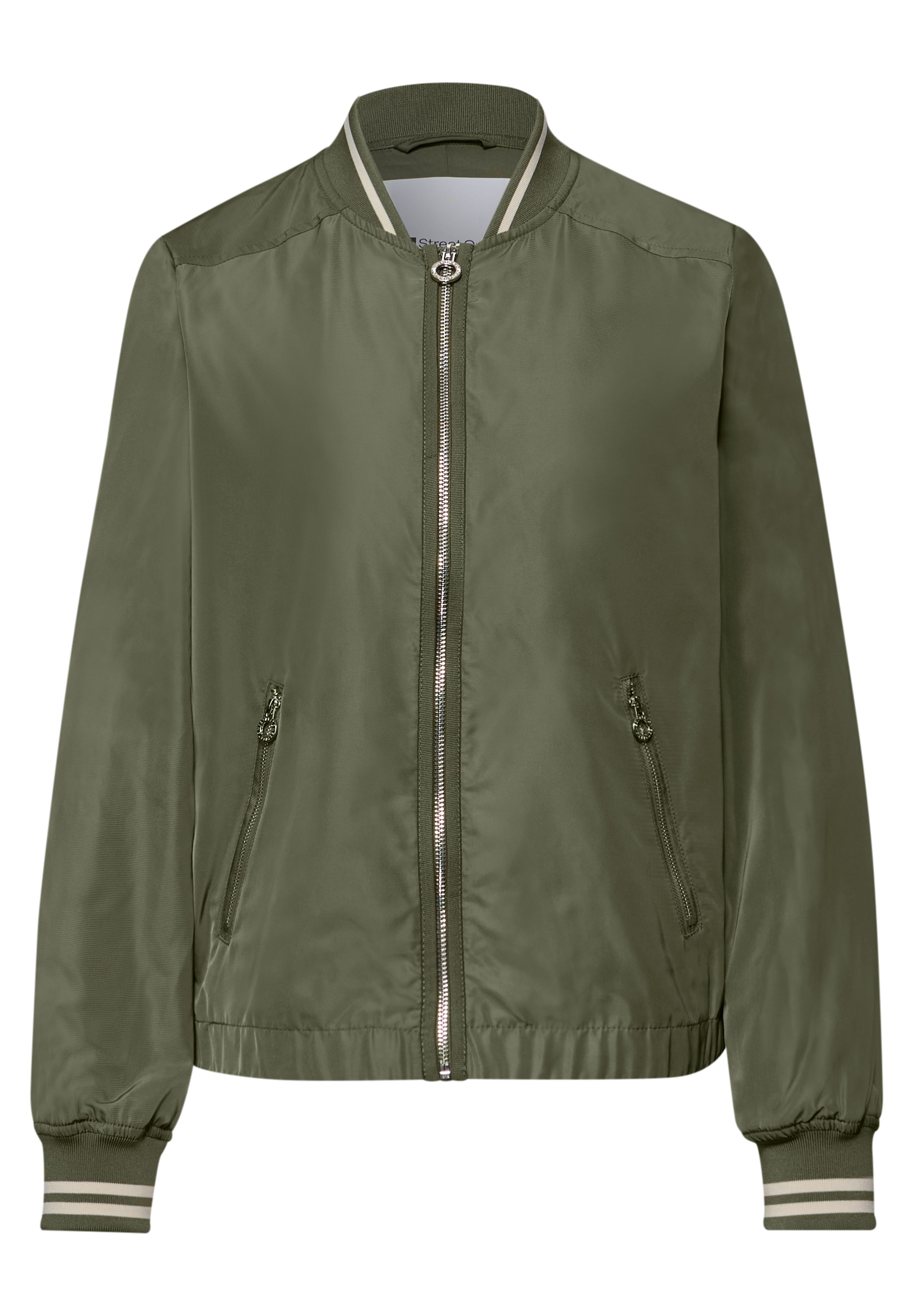 STREET ONE Blouson ohne Kapuze mit College-Style Details