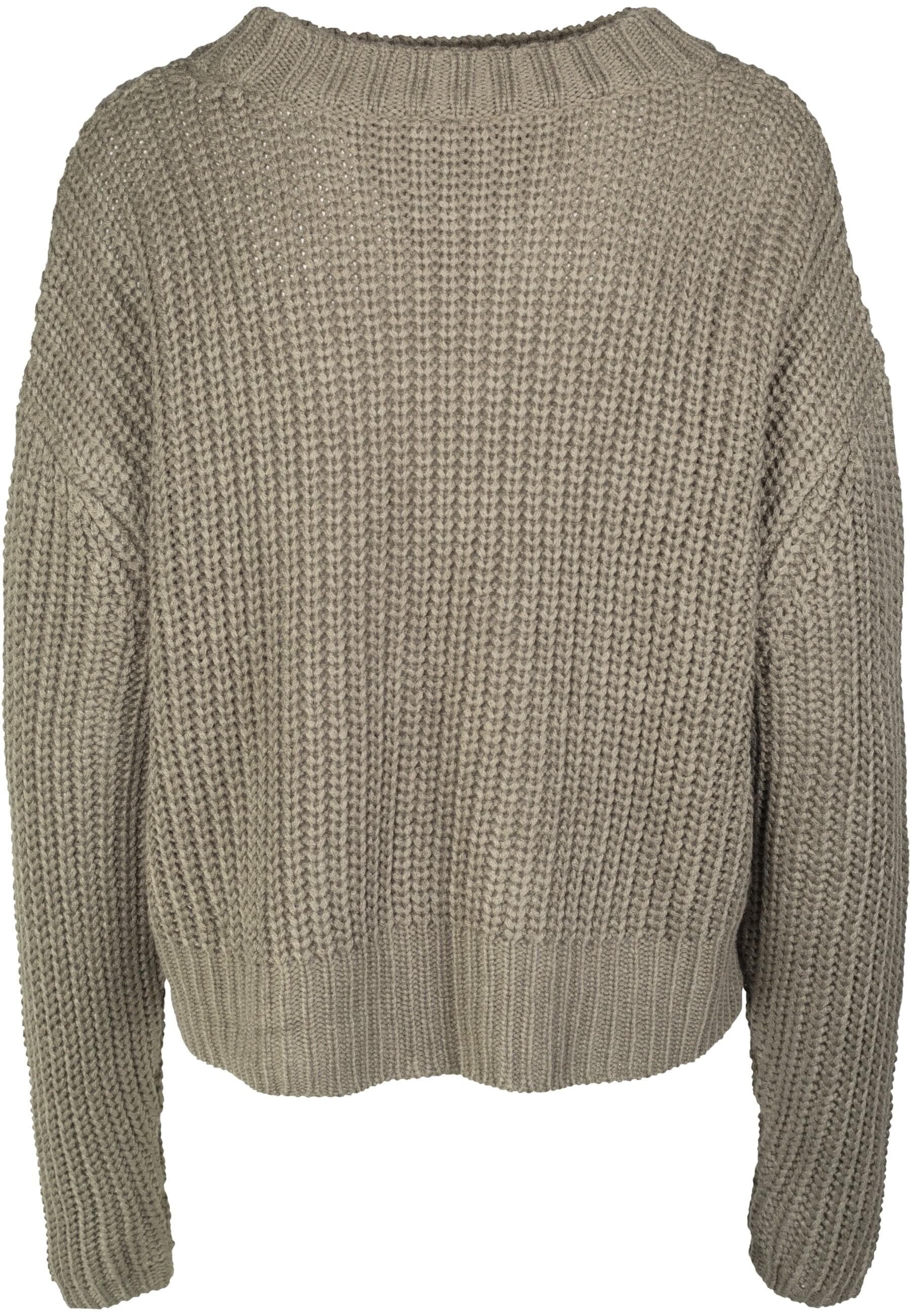 URBAN CLASSICS Rundhalspullover »Urban Classics Damen Ladies Wide Oversize Sweater«, (1 tlg.)