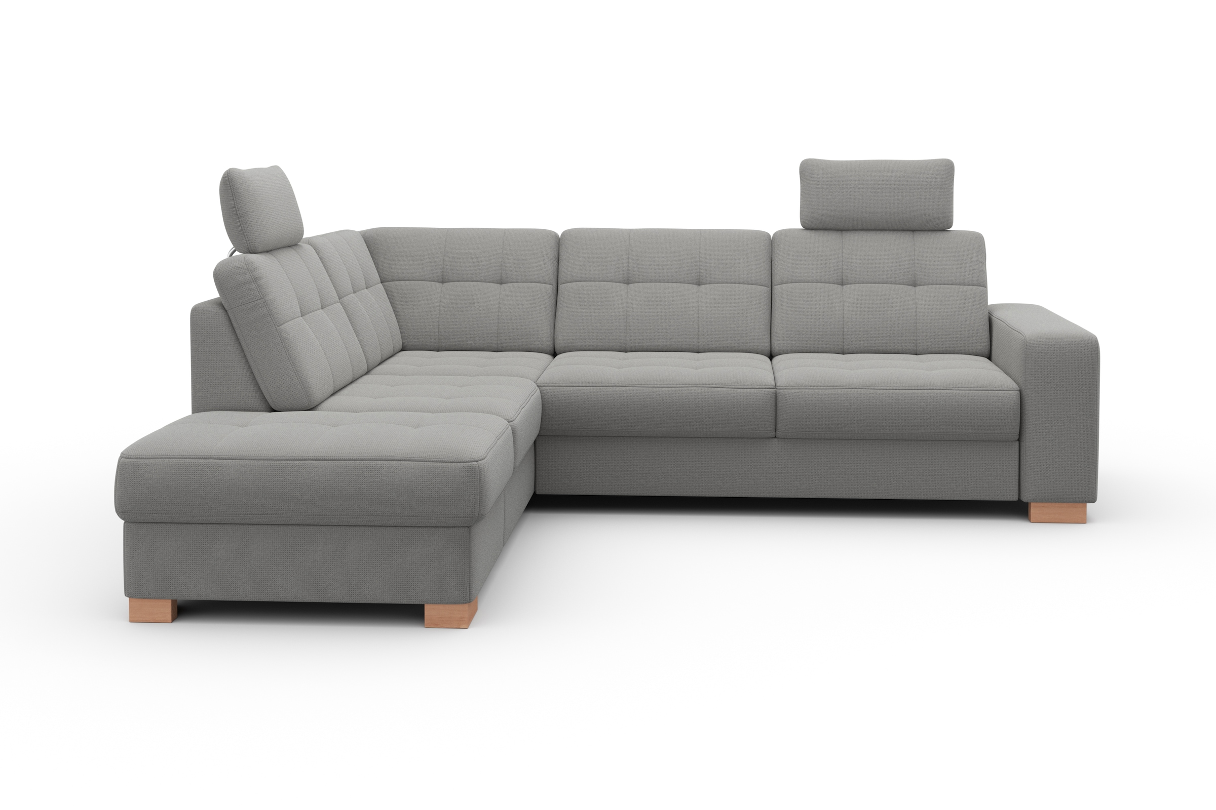 sit&more Ecksofa »Quincy L-Form«, wahlweise mit Bettfunktion und Bettkasten