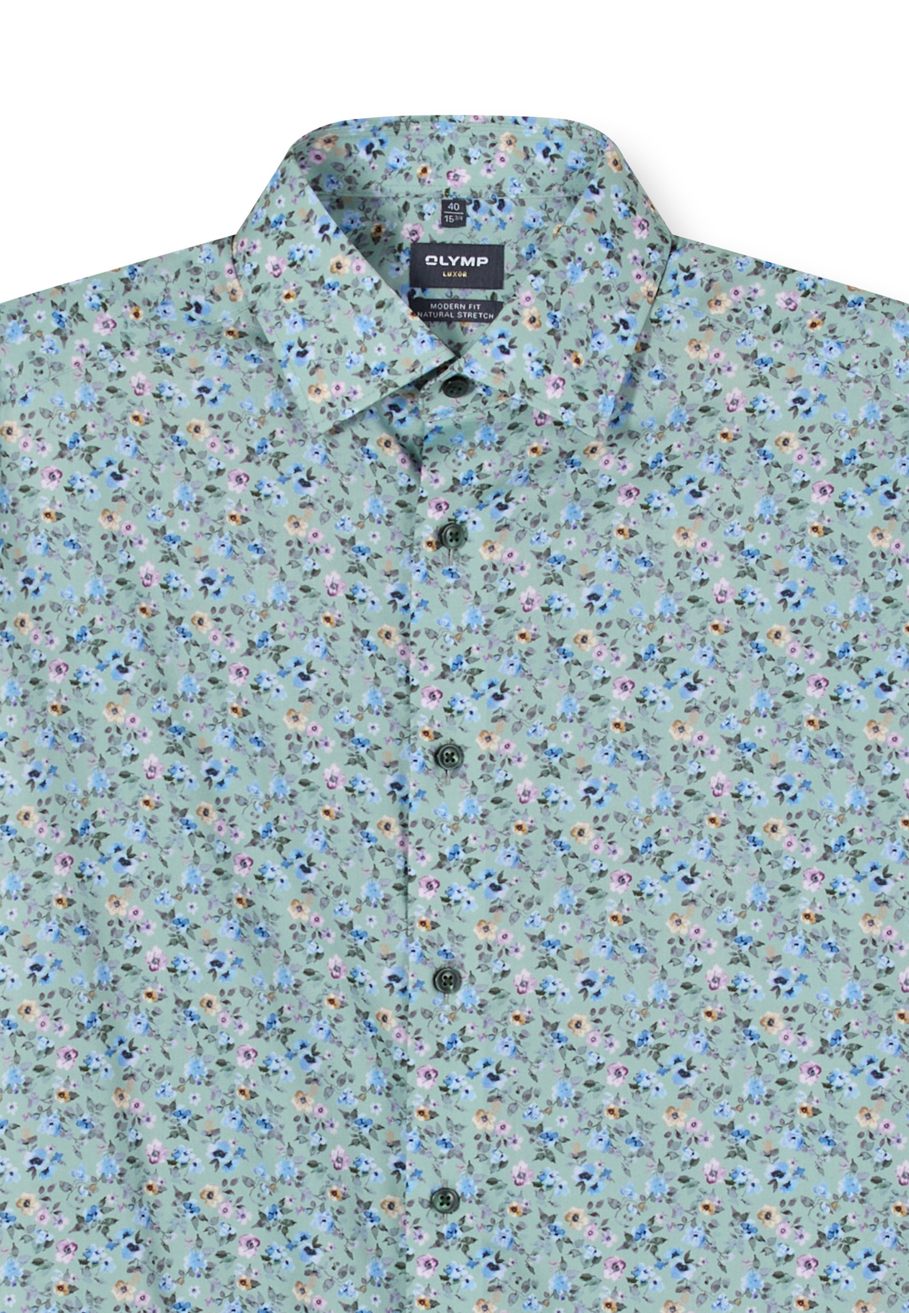 Thumbnail - OLYMP Businesshemd "OLYMP Luxor, modern fit, Stehkragen"