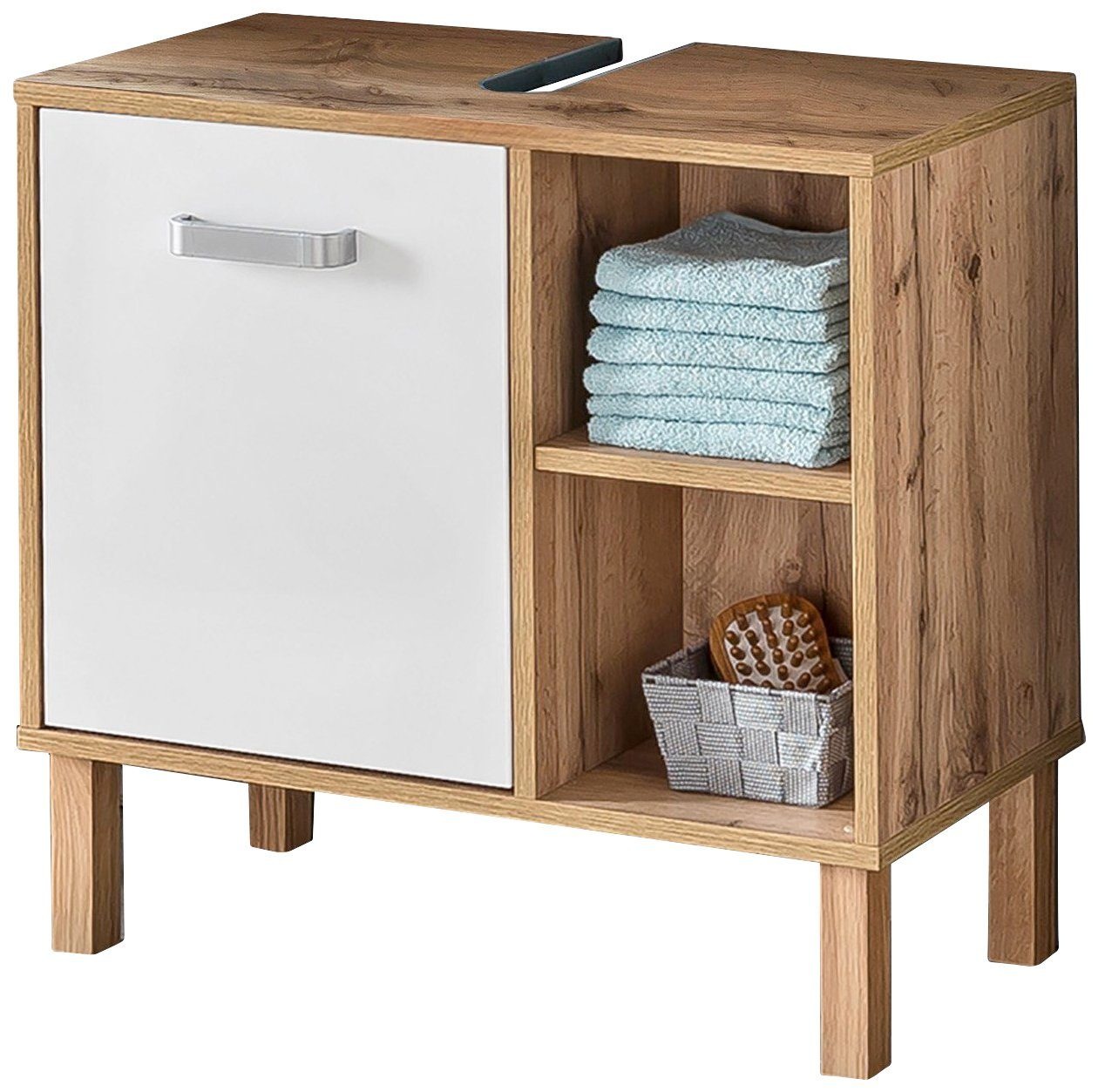Schildmeyer Waschbeckenunterschrank "Malina, Waschbeckenunterschrank, Made in Germany, B: 65,3 cm" Solide Verarbeitung - Dieses Produkt ist in Deutschland gefertigt