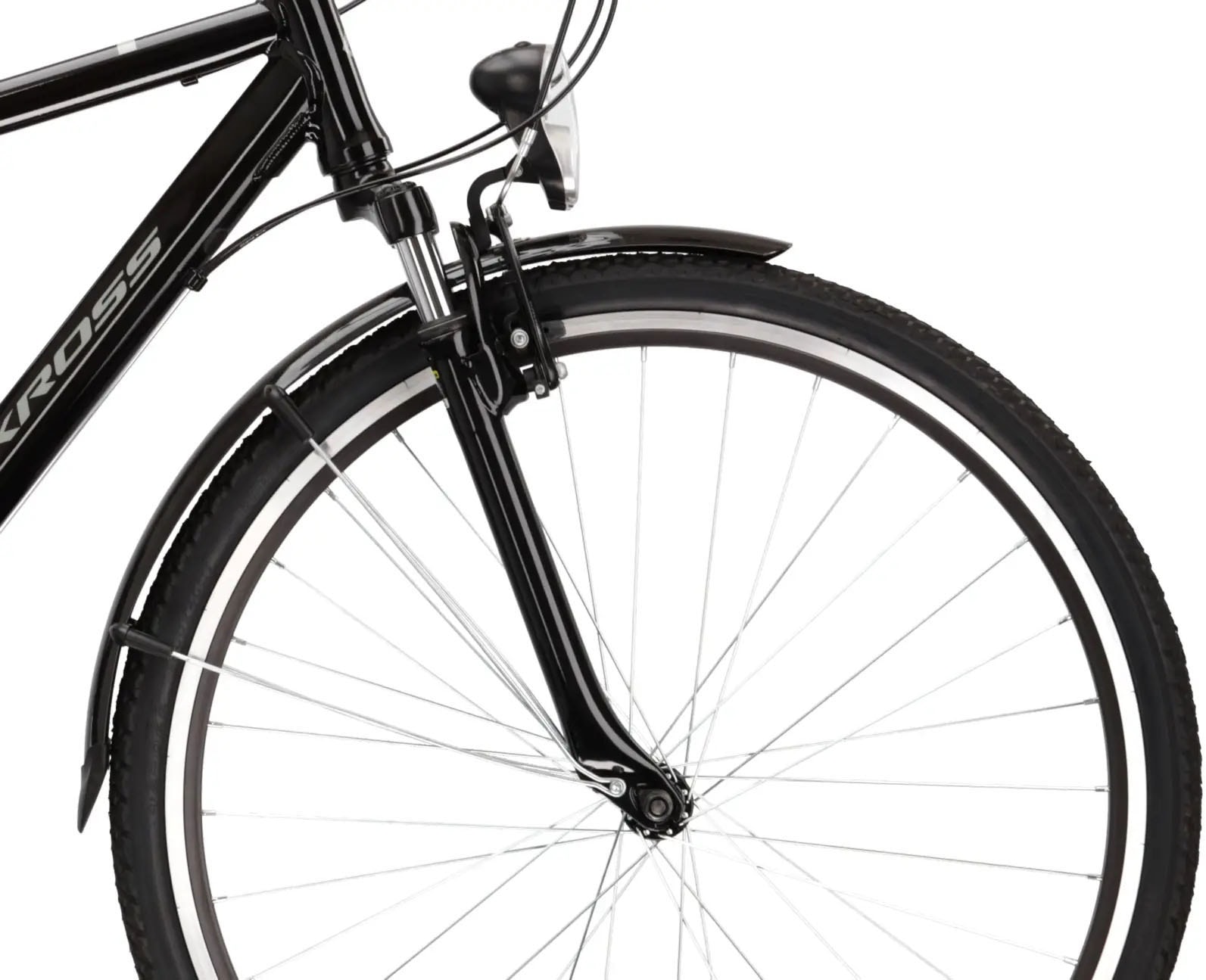 Kross Trekkingrad »Herren-Trekkingrad 28" Trans 1.0 Schwarz 21 Gänge« 21 Gang Shimano SUNRACE RDM41 Schaltwerk Kettenschaltung