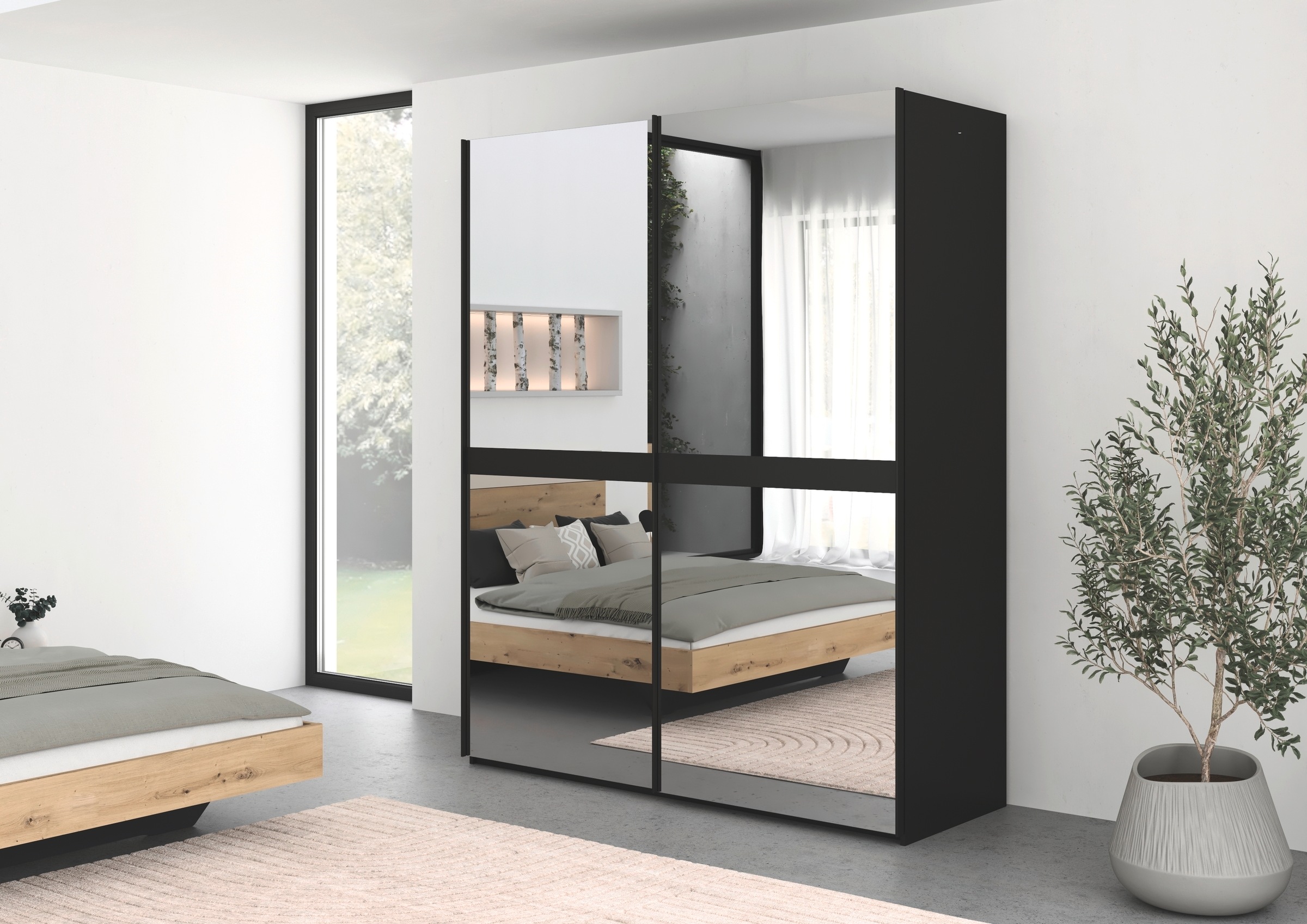 rauch Schwebetürenschrank "Kleiderschrank Schrank Garderobe Schlafzimmersch günstig online kaufen