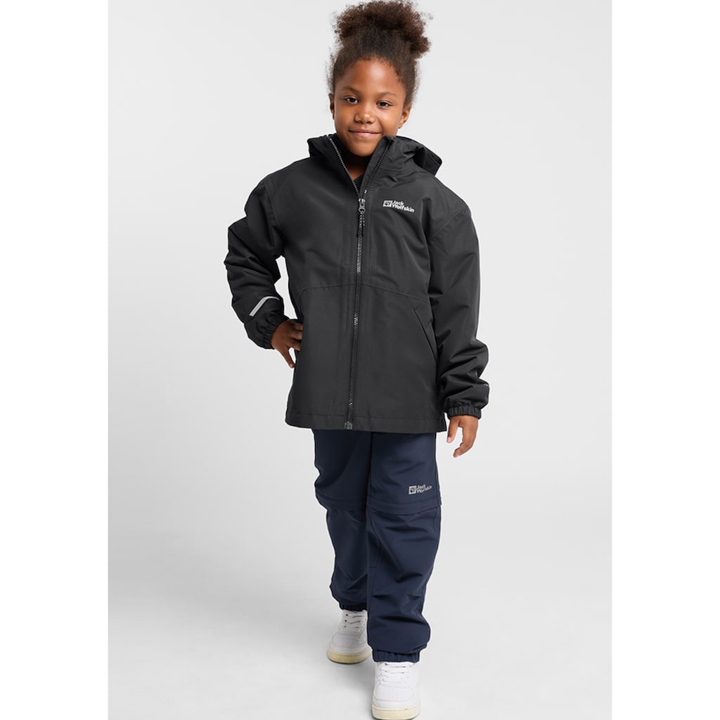 Jack Wolfskin 3-in-1-Funktionsjacke »ICELAND 3IN1 JACKET K«, mit Kapuze