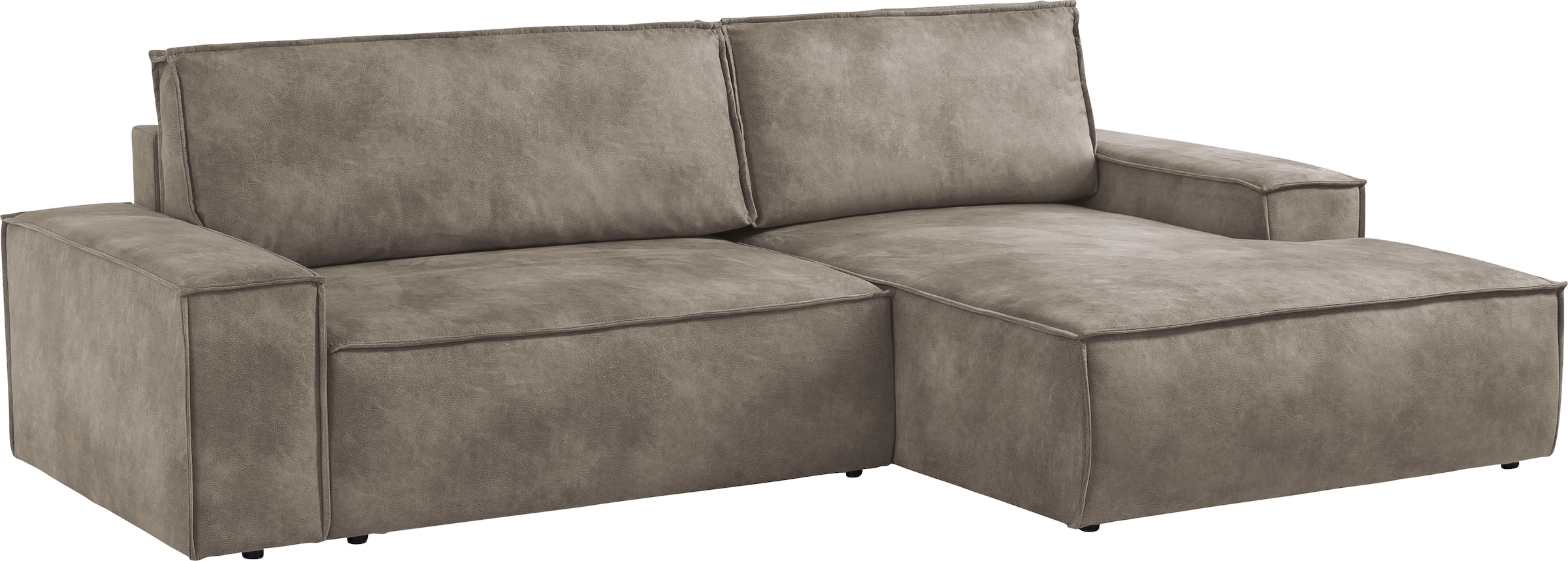 Ecksofa SHERWOOD Schlafsofa, mit Bettkasten, Cord-Bezug