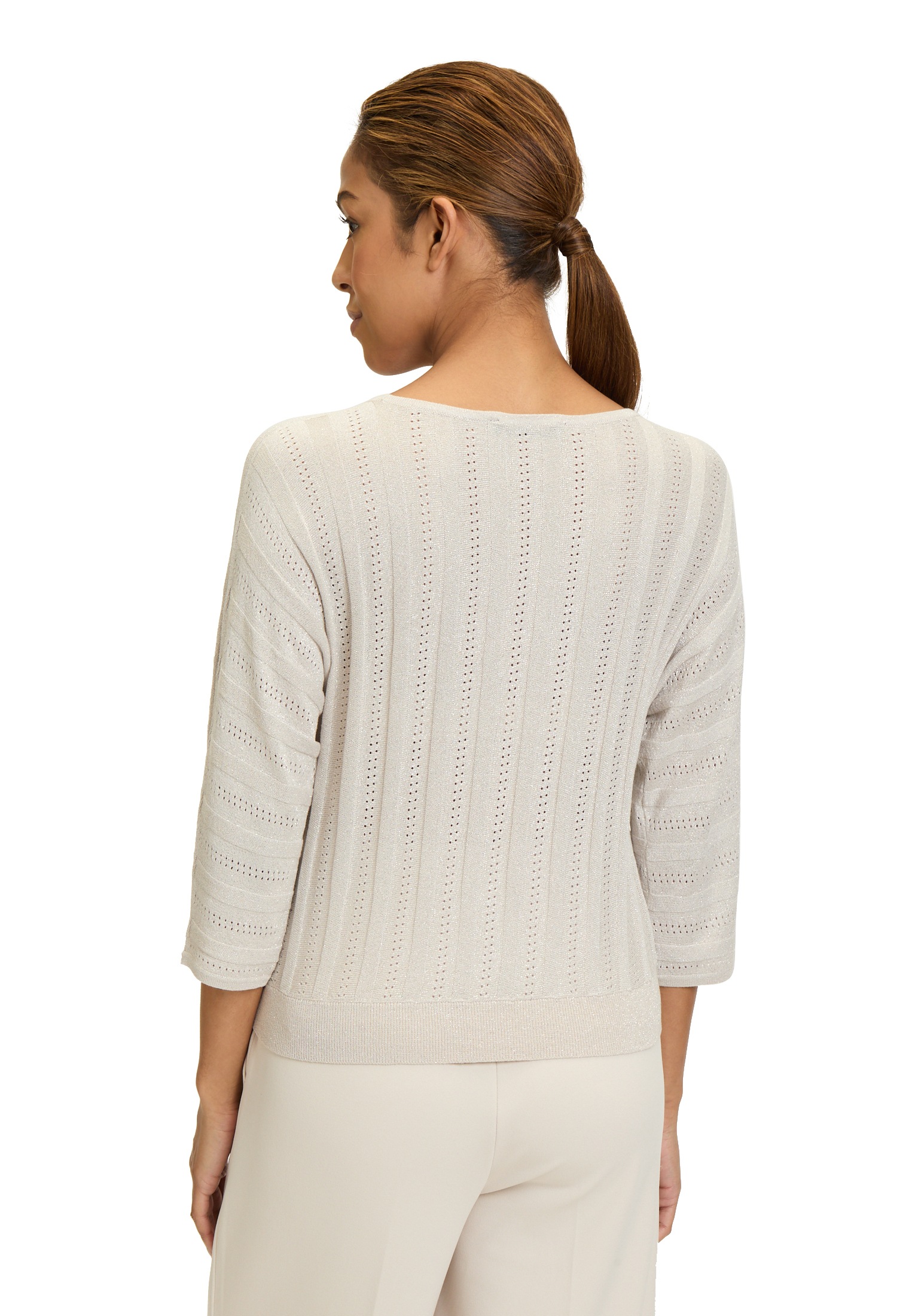 Betty Barclay Strickpullover »Betty Barclay Feinstrickpullover mit Lurexfaden«, (1 tlg.), Form