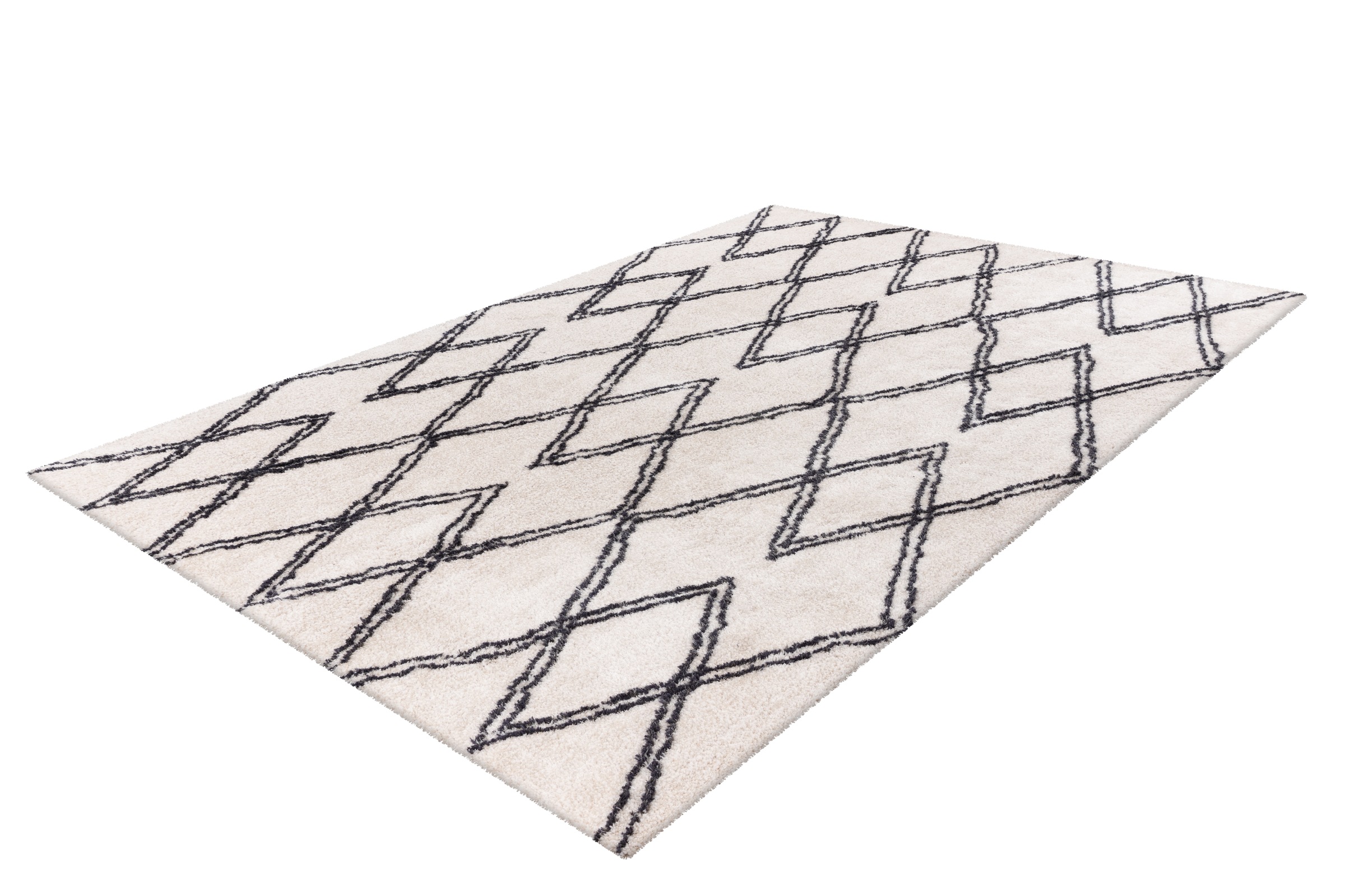 me gusta Teppich »Orlando 325«, rechteckig, Weicher Hochflorteppich, dezent gestaltet,Fußbodenheizung geeignet