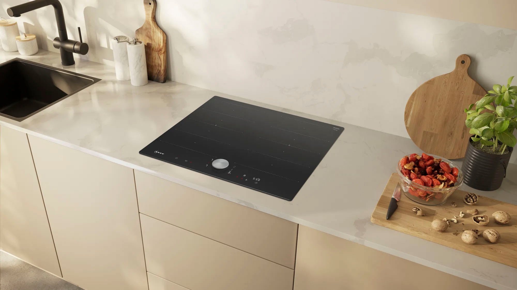 NEFF Flex-Induktions-Kochfeld von SCHOTT CERAN® »T66PTX4L0«, mit intuitiver Twist Pad® Bedienung