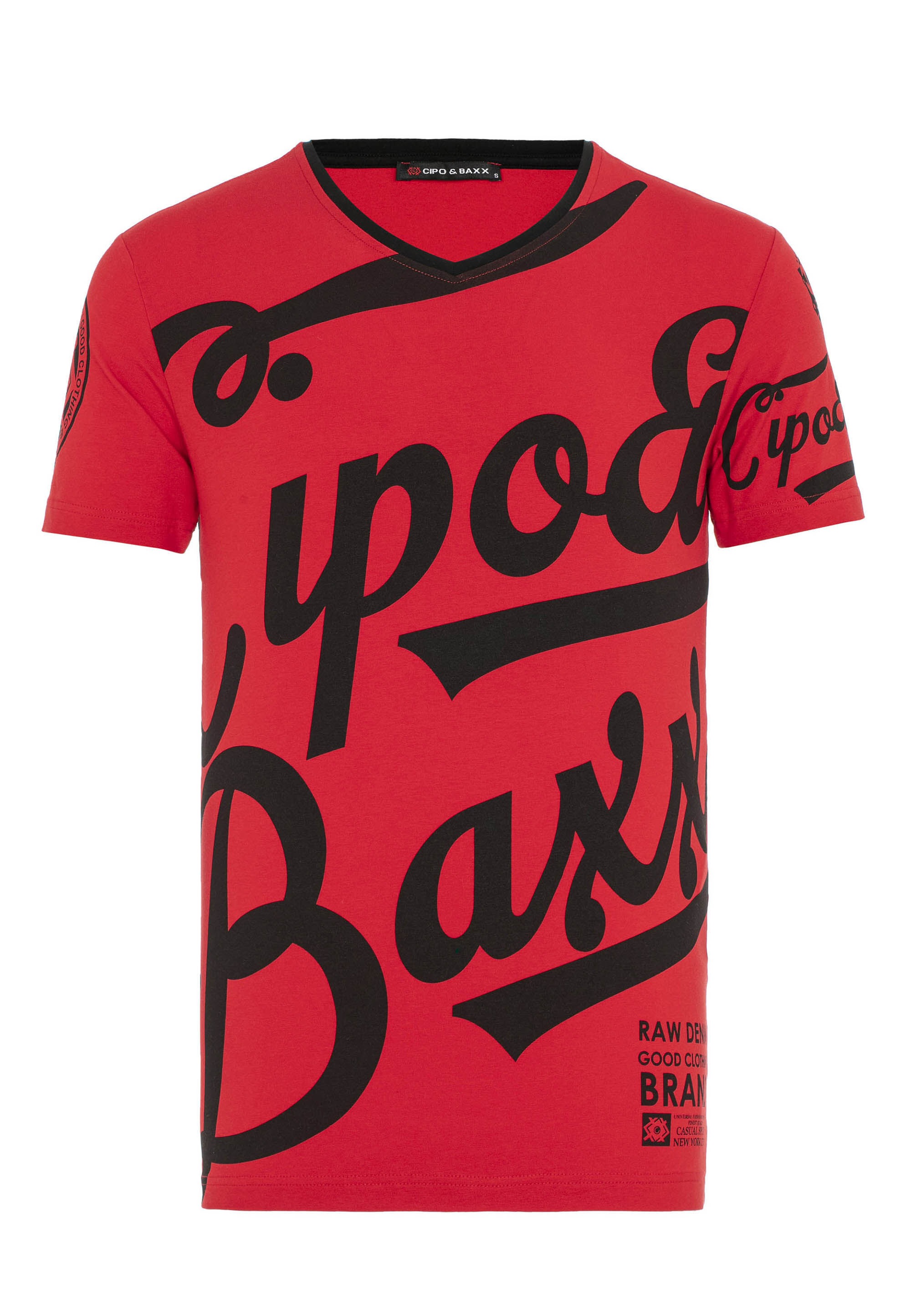 Cipo & Baxx T-Shirt "T-Shirt", mit großem Print auf der Front ein Highlight günstig online kaufen