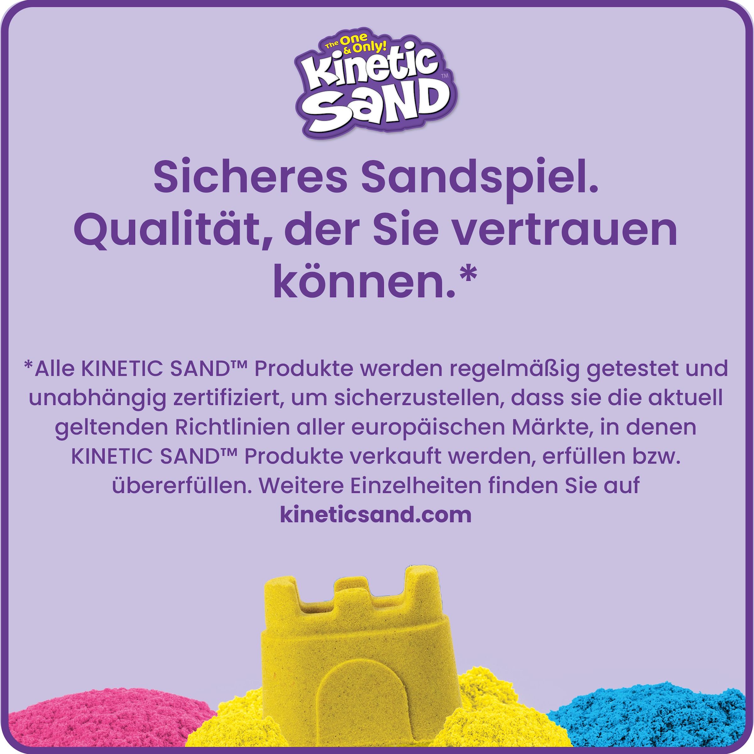 Spin Master Kreativset »Kinetic Sand - 907 g Beutel Schimmer Pink«
