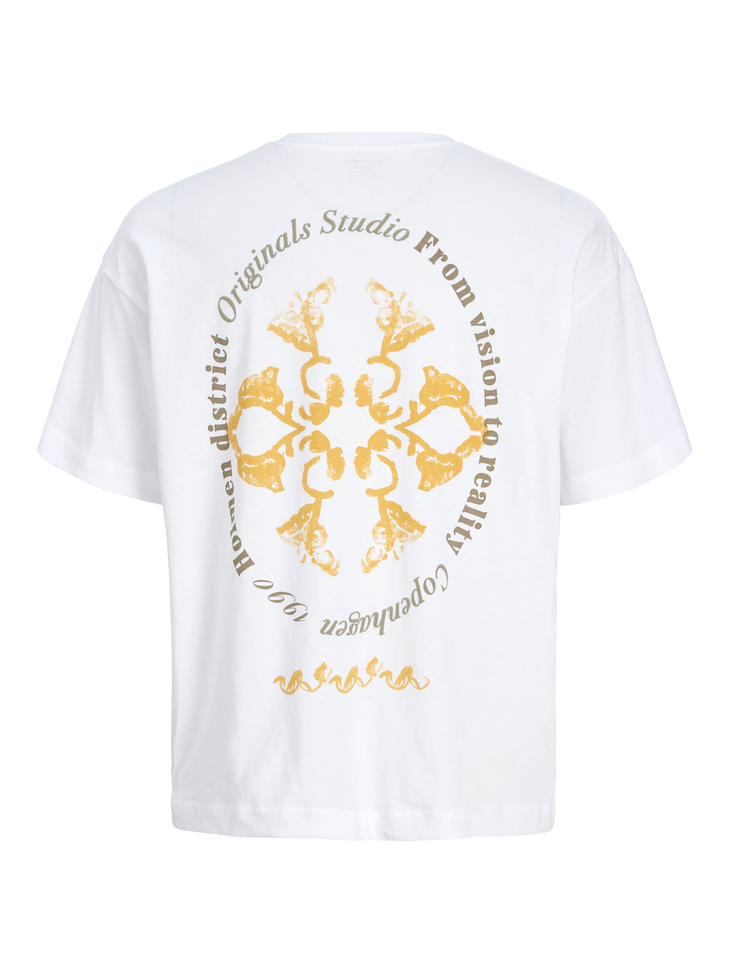 Jack & Jones T-Shirt »JORMONTAUK BACK GRAPHIC TEE SSCN EA26 SN« Baumwolle, locker geschnitten