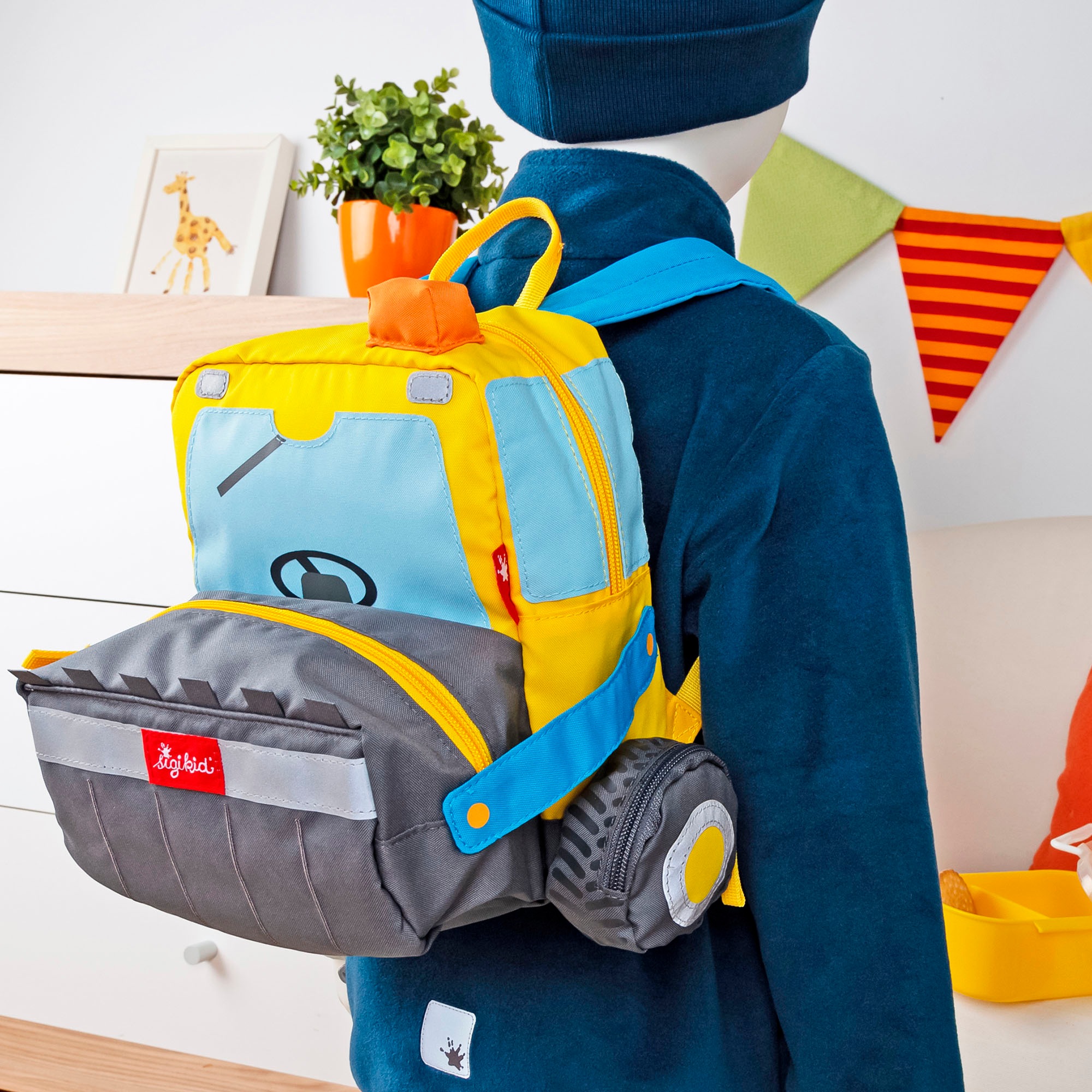 Sigikid Kinderrucksack »Themen-Rucksack Radlader«