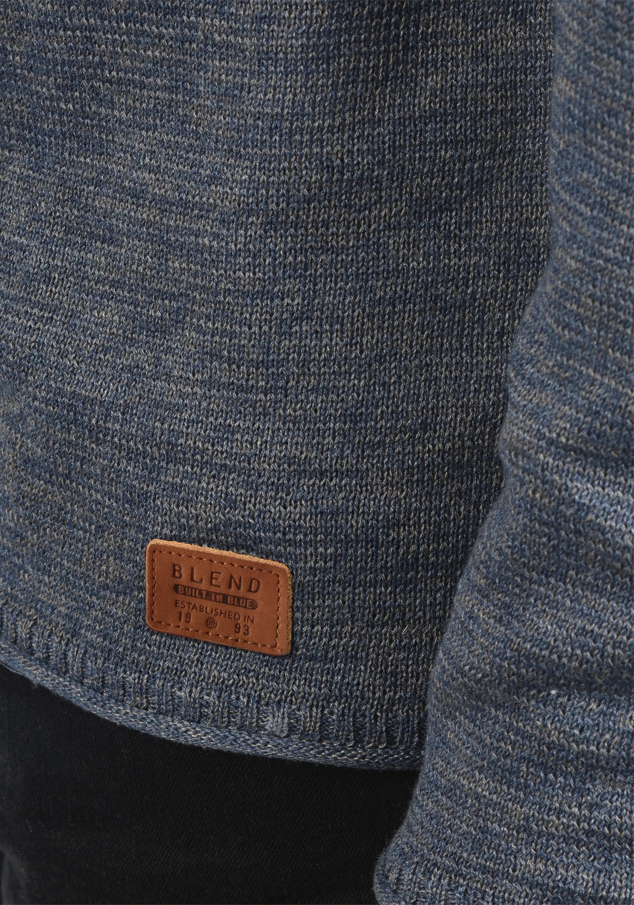 Blend Strickpullover »BHDan« Stilvoller Strickpullover mit aufgerollten Säumen